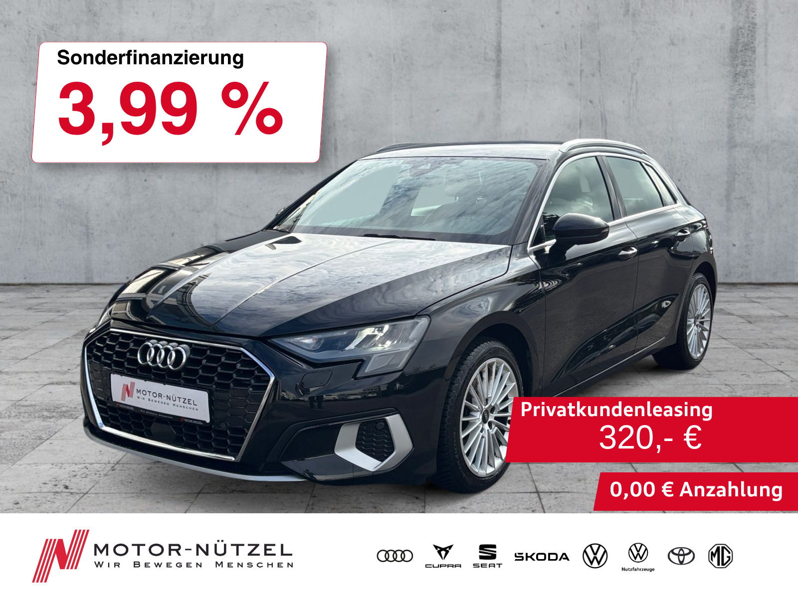 AUDI A3 Sportback 30 TDI S-TR ADVANCED 5JG+NAV+SHZ+VC