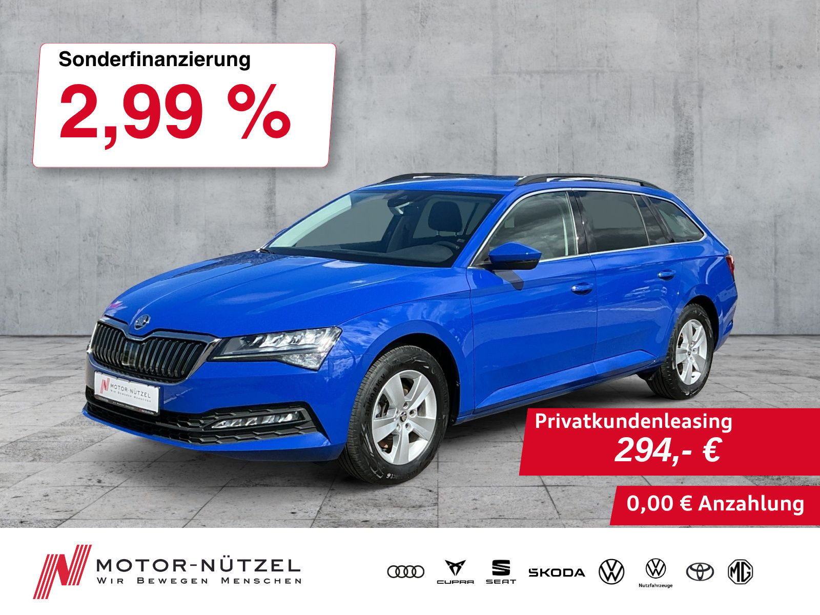 SKODA Superb 1.5 TSI DSG Ambition LED+NAVI+ACC+SHZ