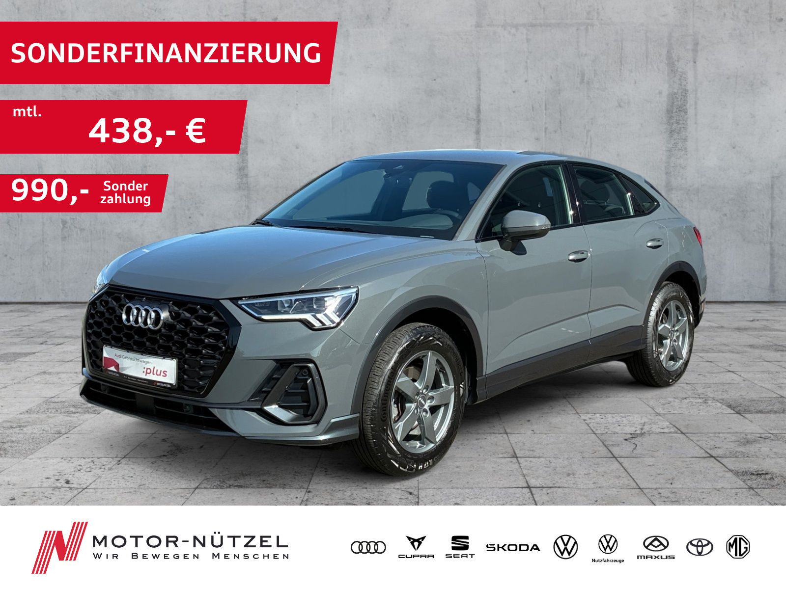 AUDI Q3 Sportback 35 TFSI LED+NAV+SHZ+DAB+2xPDC+LM17"