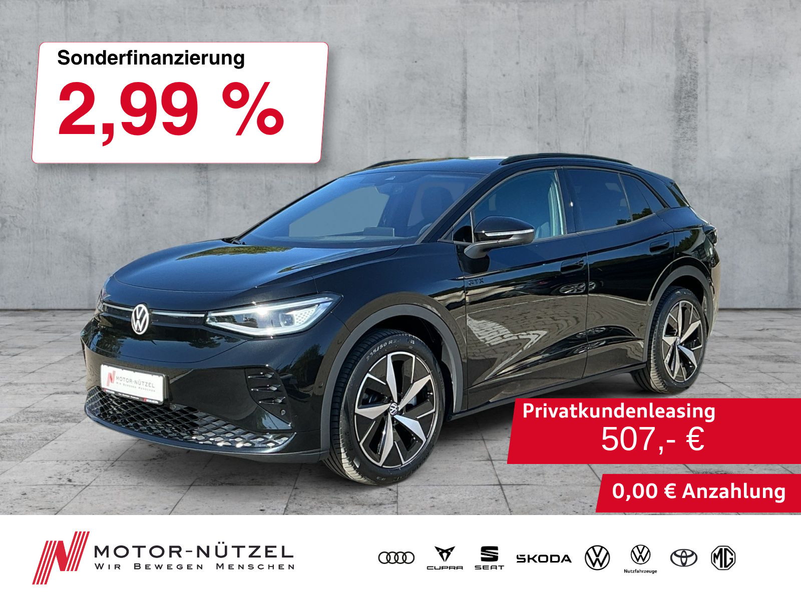 VW ID.4 220KW GTX MATRIX+NAVI+ACC+360°+HUD+20"