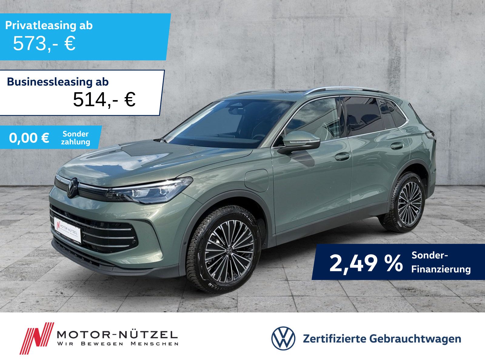 VW Tiguan 1.5 eHybrid 200kW ELEGANCE 5JG+AHK+PANO