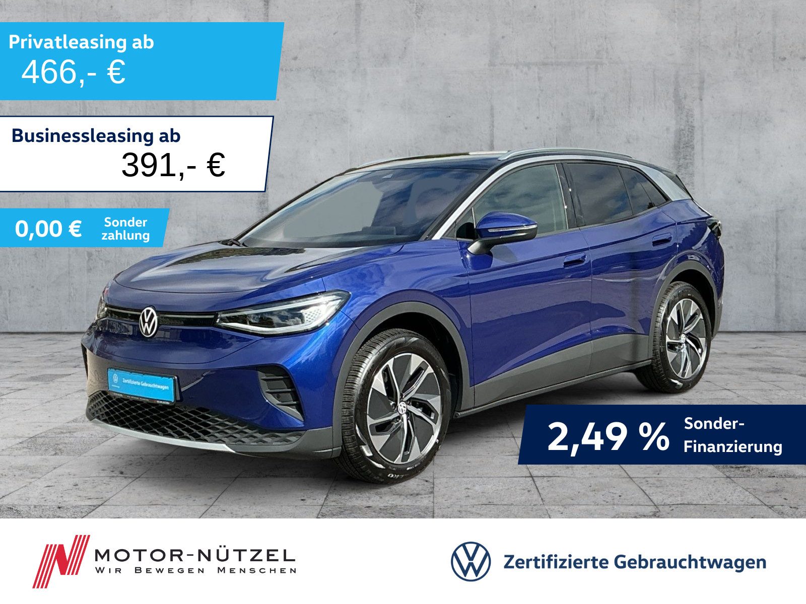 VW ID.4 Pure 125kw 5JG+MATRIX+NAVI+AHK+ACC+SHZ+WäPu
