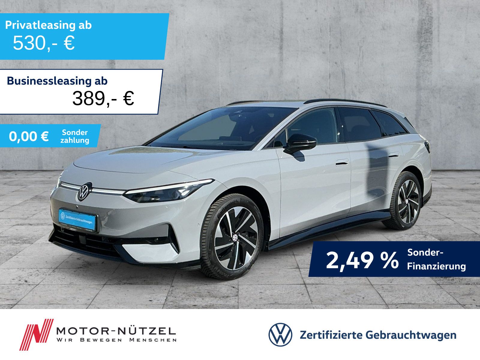 VW ID.7 Tourer PRO MATRIX+NAV+AHK+ACC+WäPu+HuD+360°