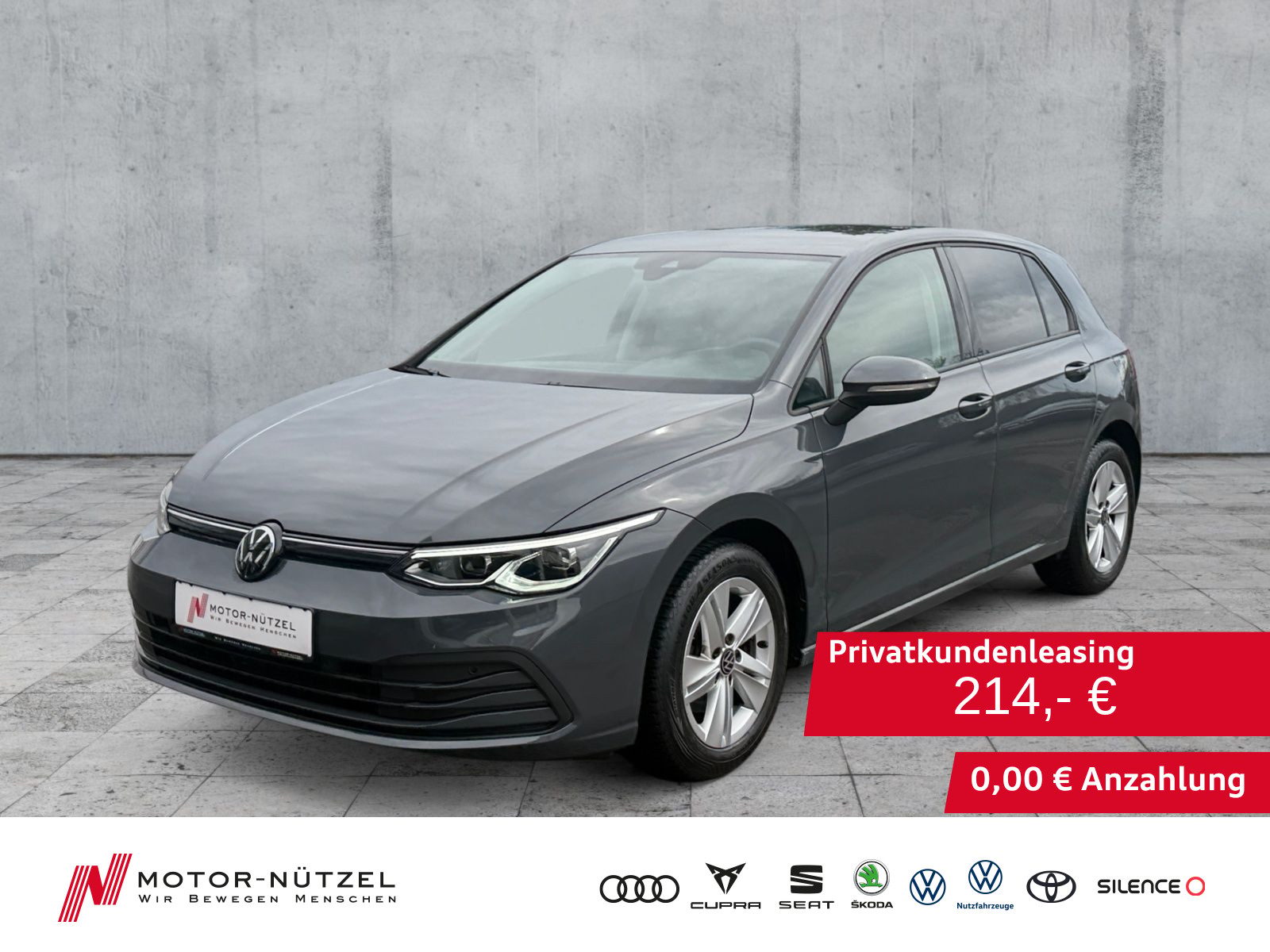 VW Golf VIII 1.5 TSI LIFE LEDplus+NAVI+APP+SHZ+PDC