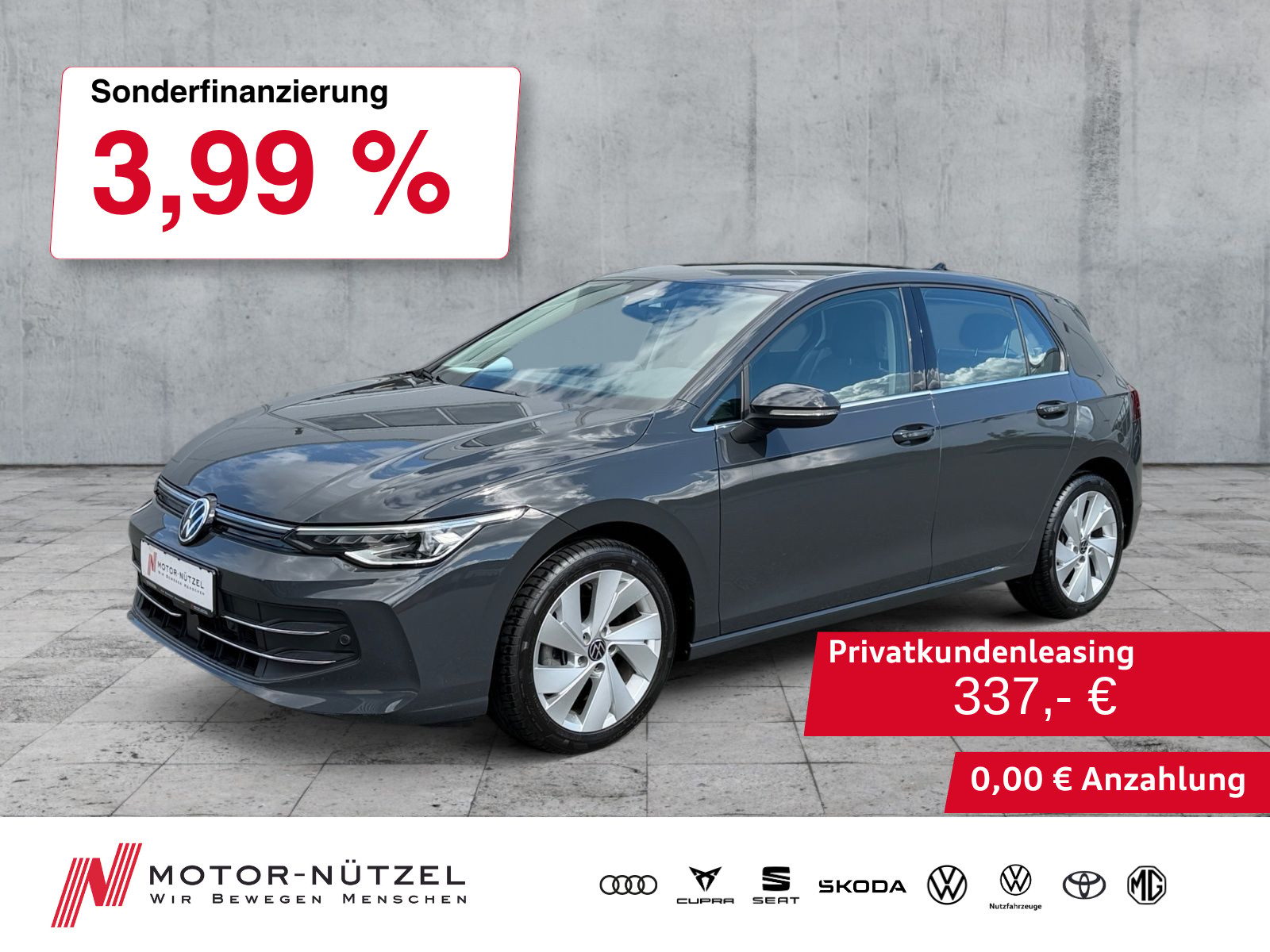 VW Golf VIII 1.5 TSI STYLE LED+APP+ACC+RFK+2xPDC