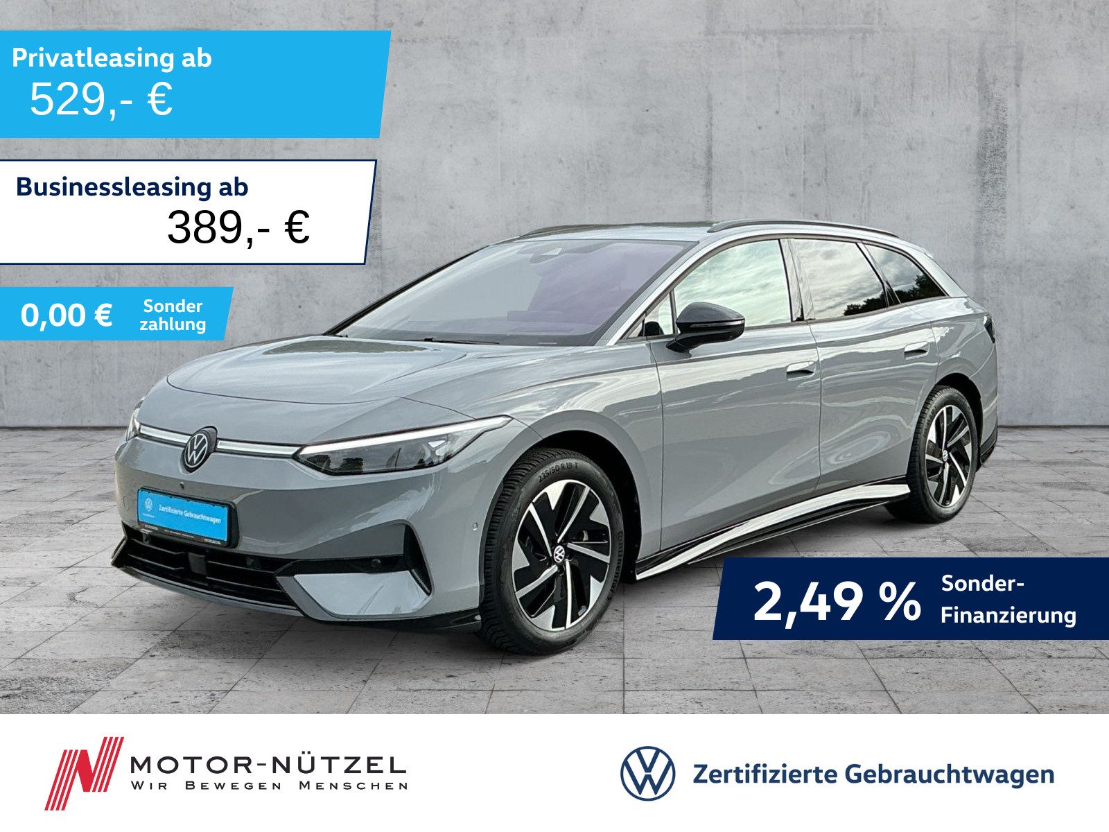 VW ID.7 Tourer PRO MATRIX+NAV+AHK+ACC+WäPu+HuD+360°