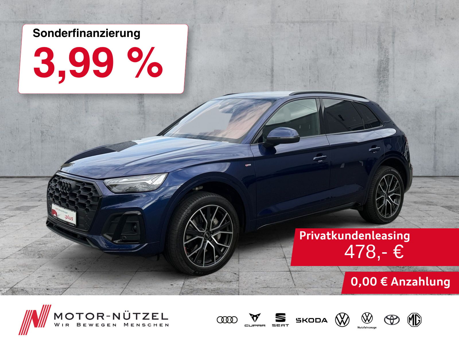 AUDI Q5 50 TDI QU S-LINE MATRIX+NAVI+APP+ACC+SHZ+AHK