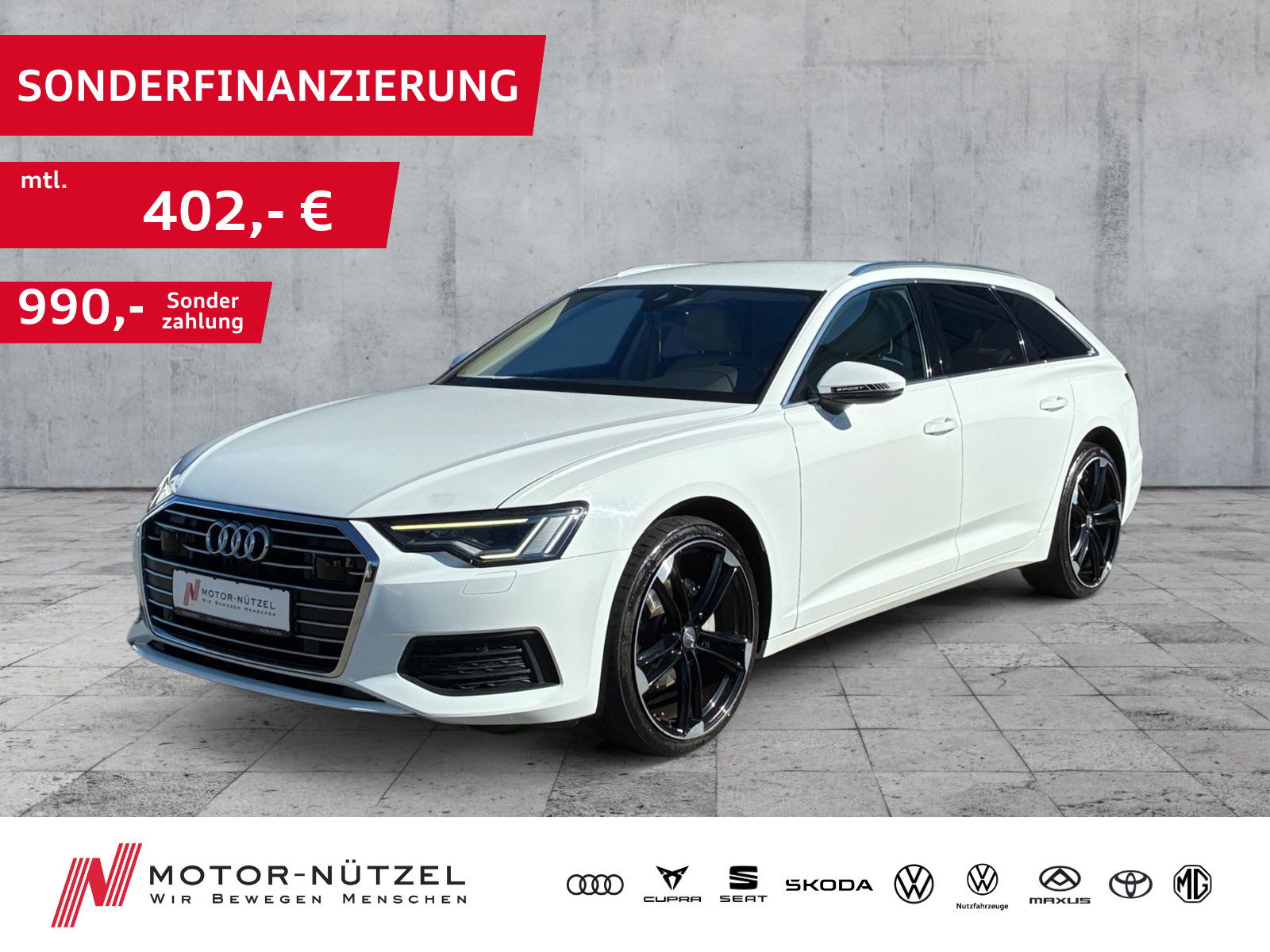 AUDI A6 Avant 35 TDI S-TR MATRIX+NAVI+APP+ACC+SHZ+RFK