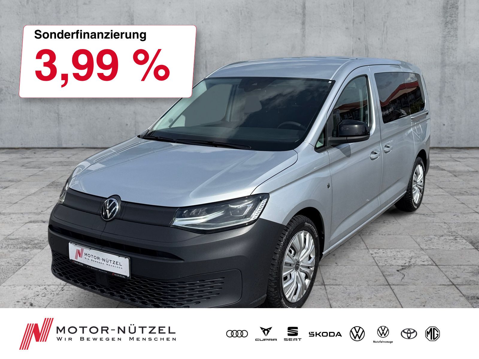 VW Caddy Maxi 2.0 TDI LED+NAVI+PDC+GRA+DAB+