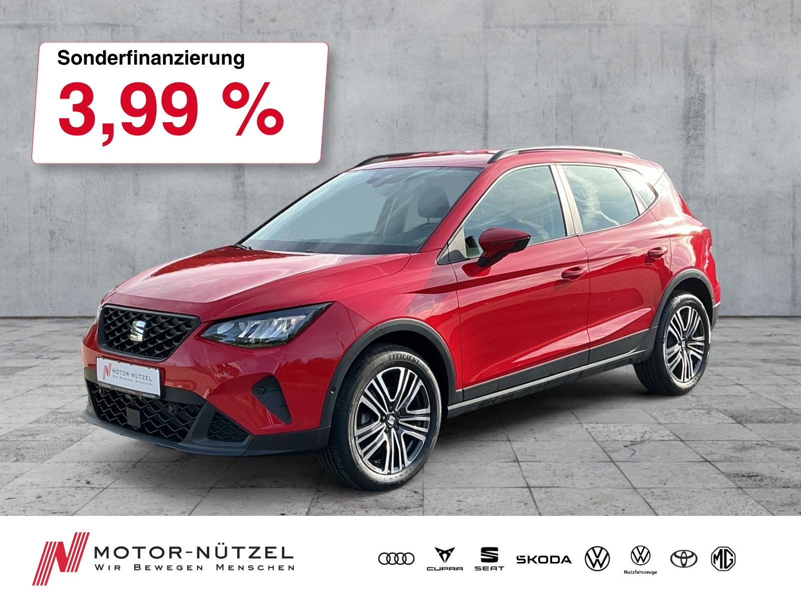 SEAT Arona 1.0 TSI STYLE EDITION LED+NAVI+RFK+GRA+17"