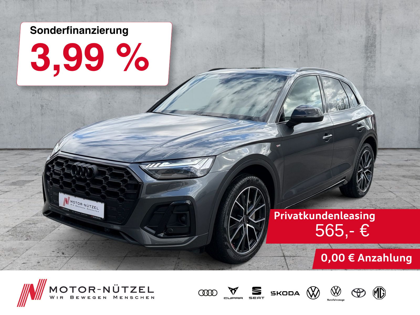 AUDI Q5 50 TDI QU S-LINE MATRIX+NAVI+RFK+ACC+AHK+AIR