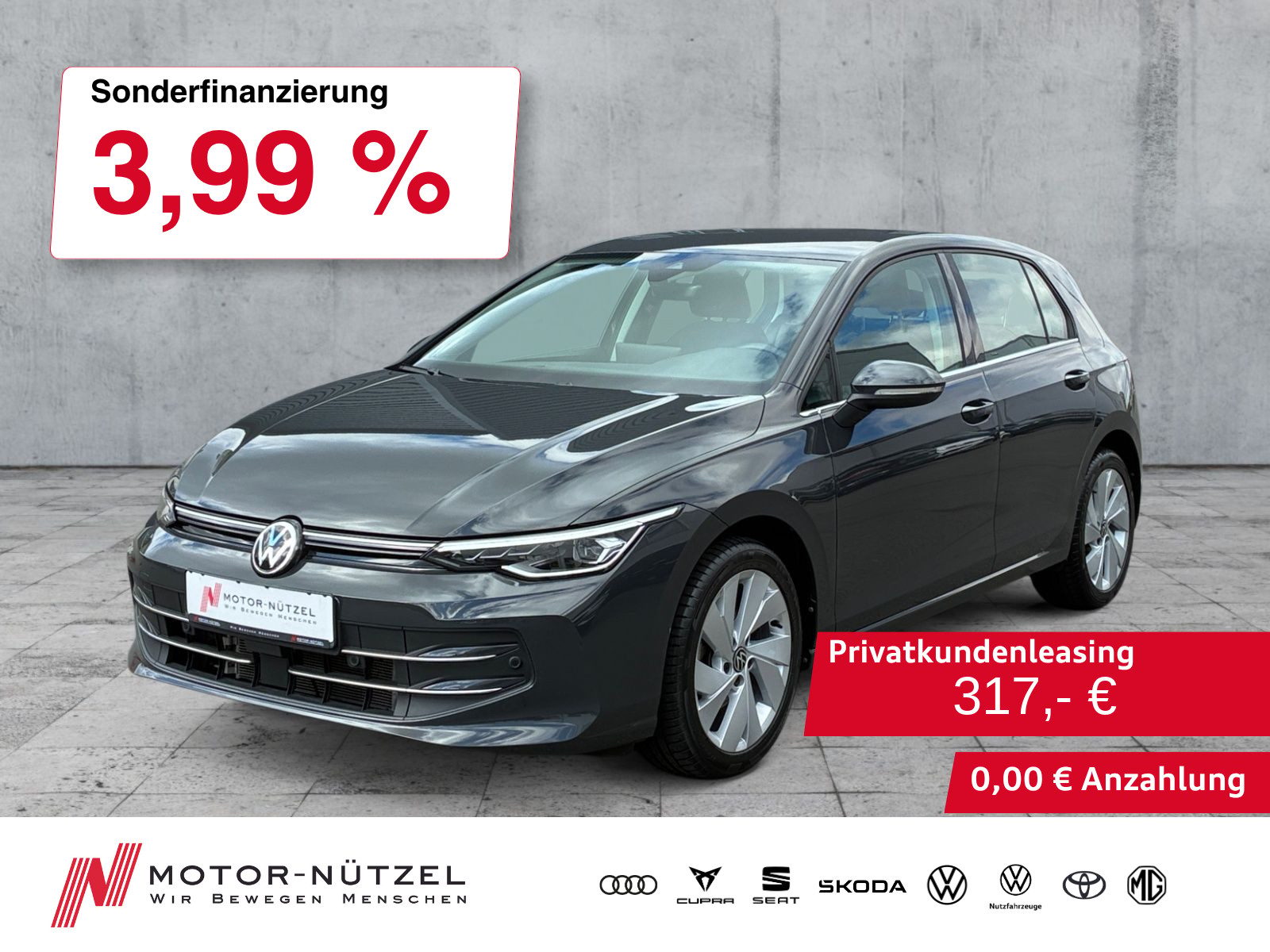 VW Golf 1.5 TSI STYLE LED+RFK+ACC+DAB+