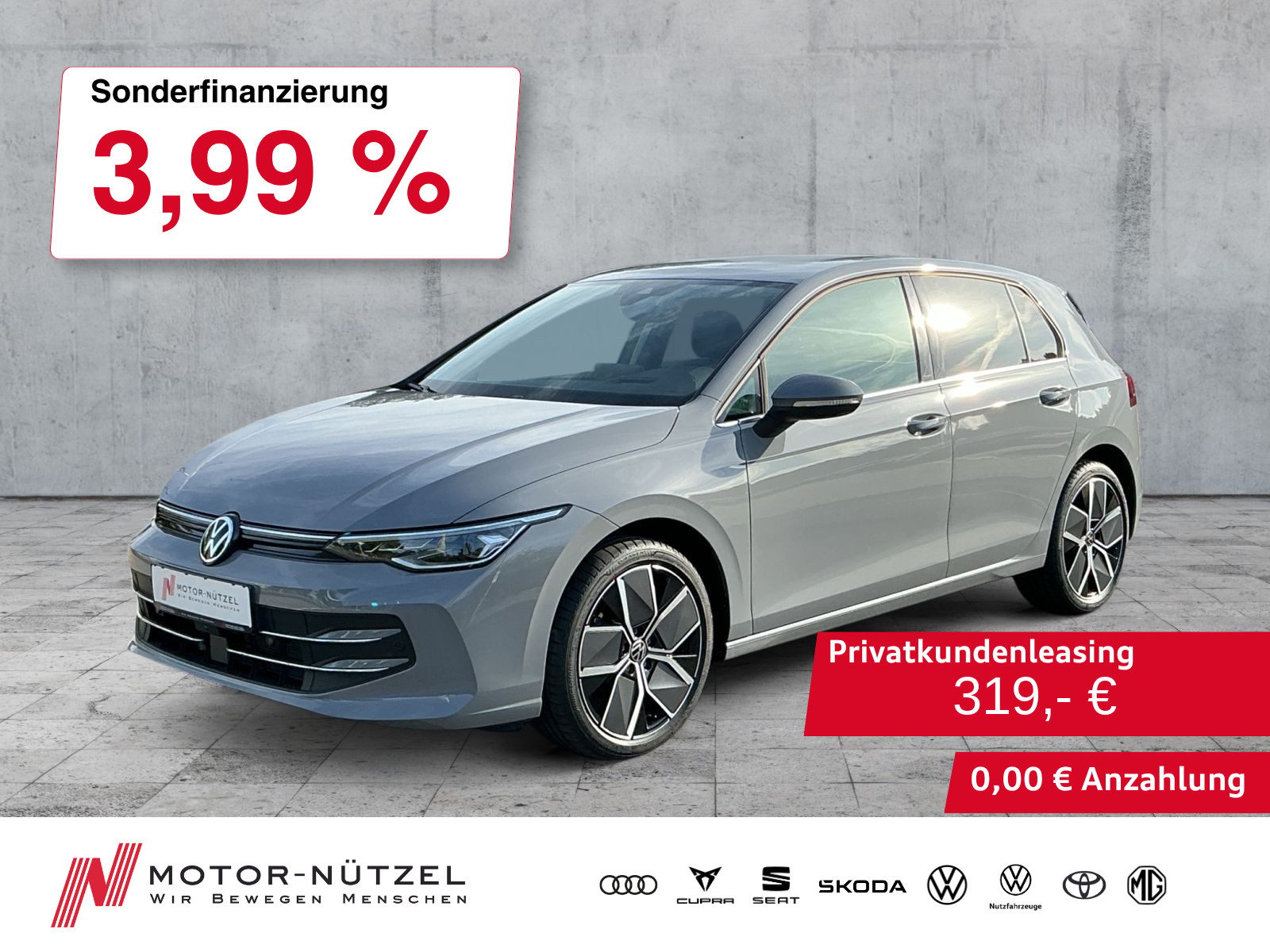 VW Golf 1.5 TSI STYLE LED+NAVI+HuD+RFK+ACC+SHZ+18"