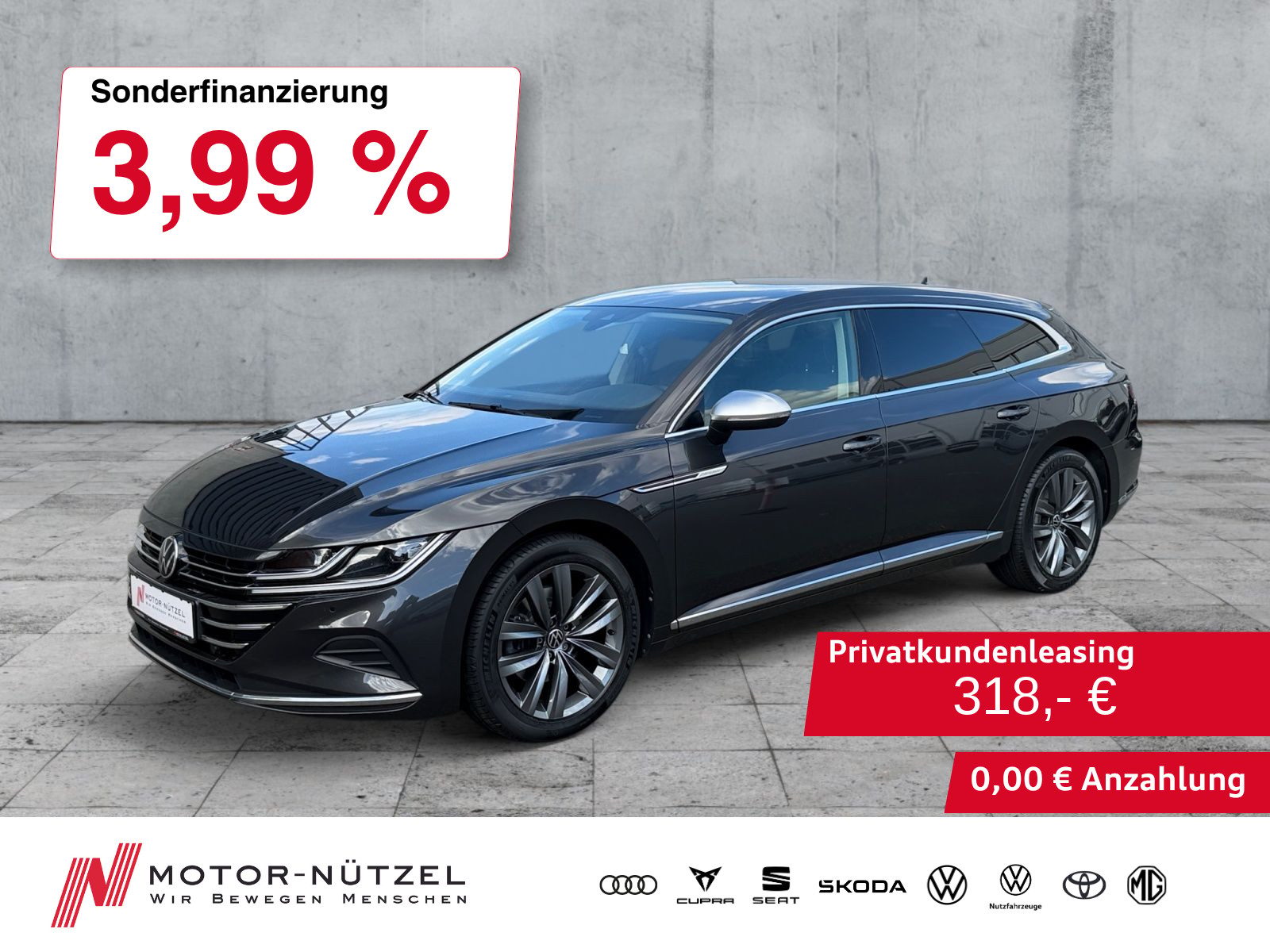 VW Arteon SB 2.0 TDI DSG ELEGANCE LED+NAVI+RFK+ACC