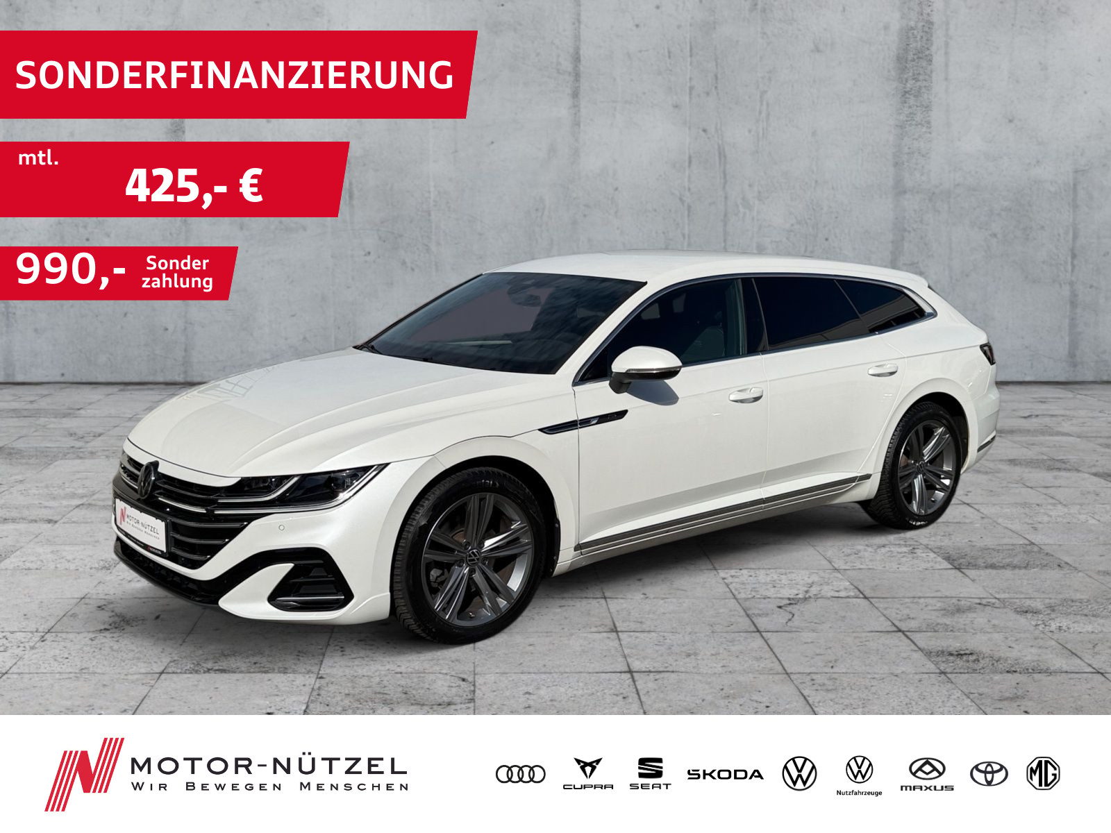 VW Arteon SB 2.0 TDI R-LINE IQ+NAV+2xPDC+SHZ+AHK+VC