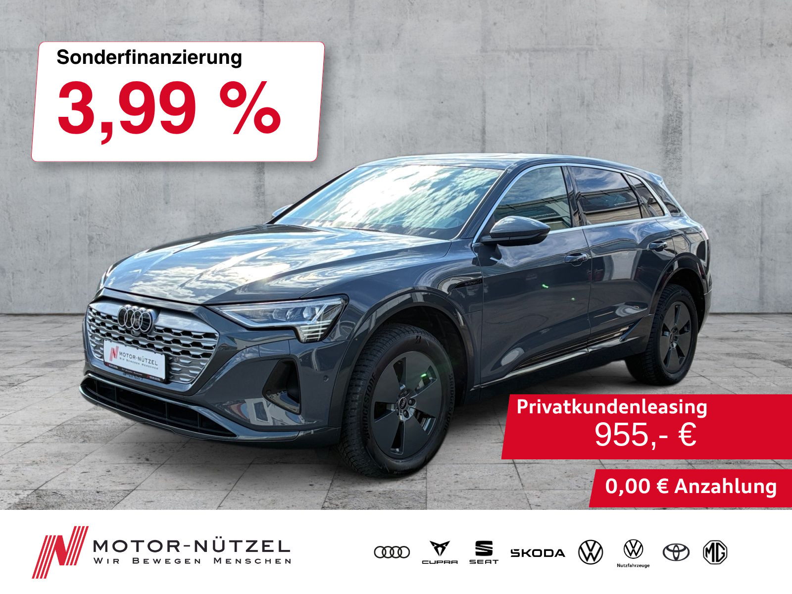 AUDI Q8 e-tron 55 QU ADVANCED MATRIX+HuD+B&O+AIR+PANO