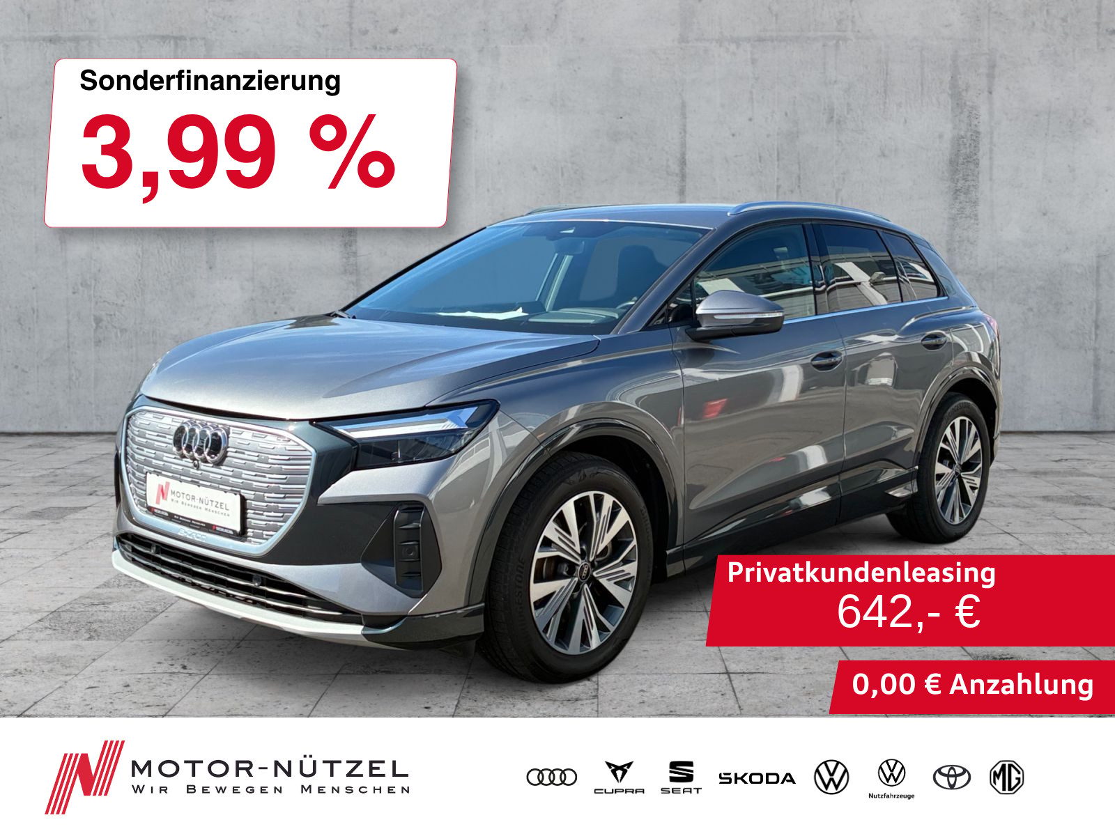 AUDI Q4 e-tron 40 ADVANCED LED+NAVI+HuD+2xPDC+GRA+SHZ
