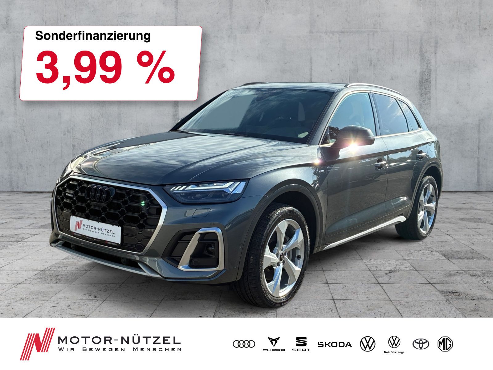 AUDI Q5 50 TFSI e QU S-TR S-LINE MATRIX+NAVI+PDC+GRA