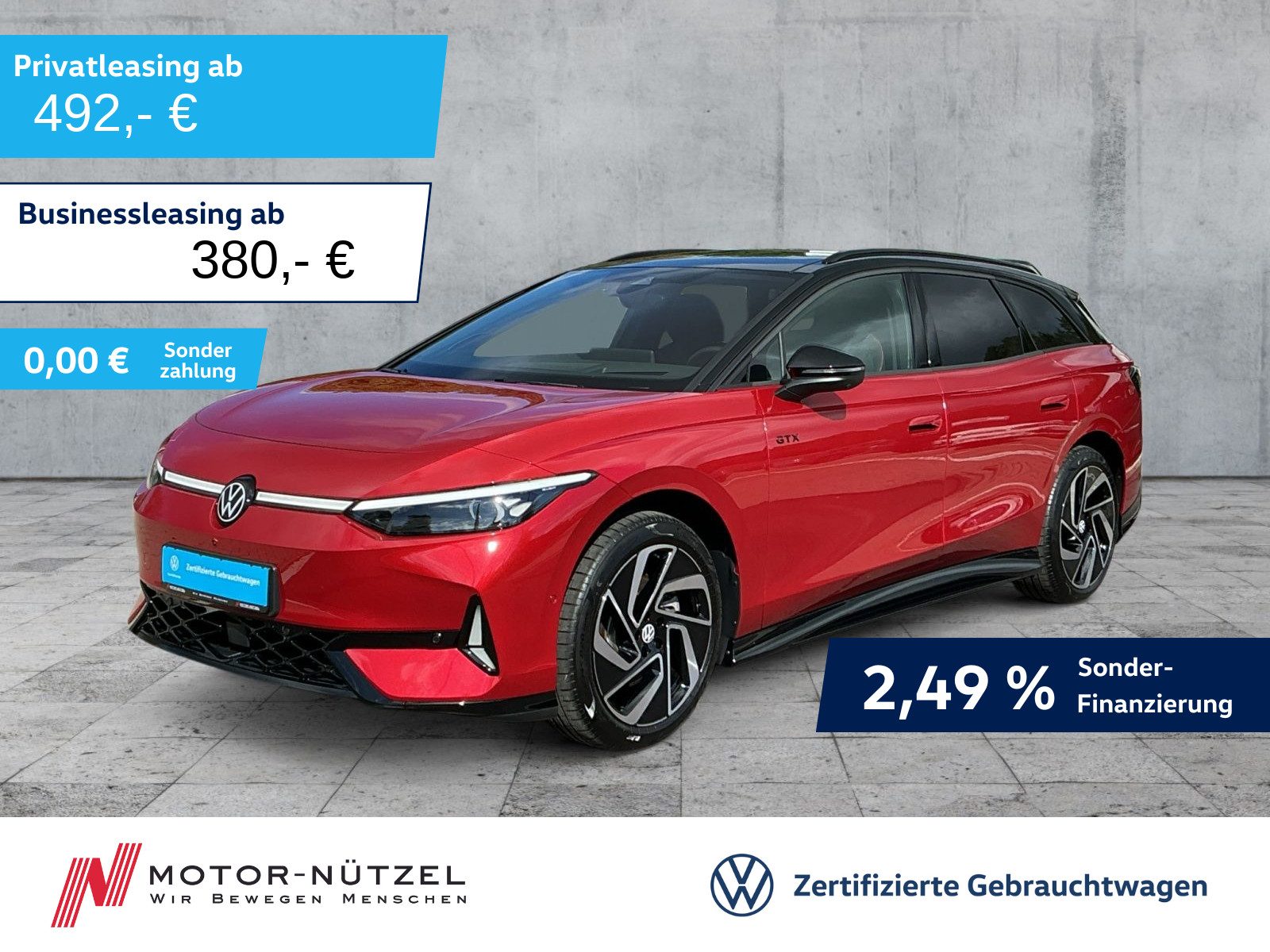 VW ID.7 Tourer GTX 4M 5JG+AHK+PANO+HARMAN+HuD+360°