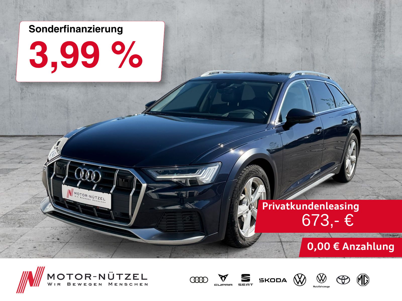 AUDI A6 allroad QU 55 TDI MATRIX+NAVI+AIR+B&O+HuD+AHK