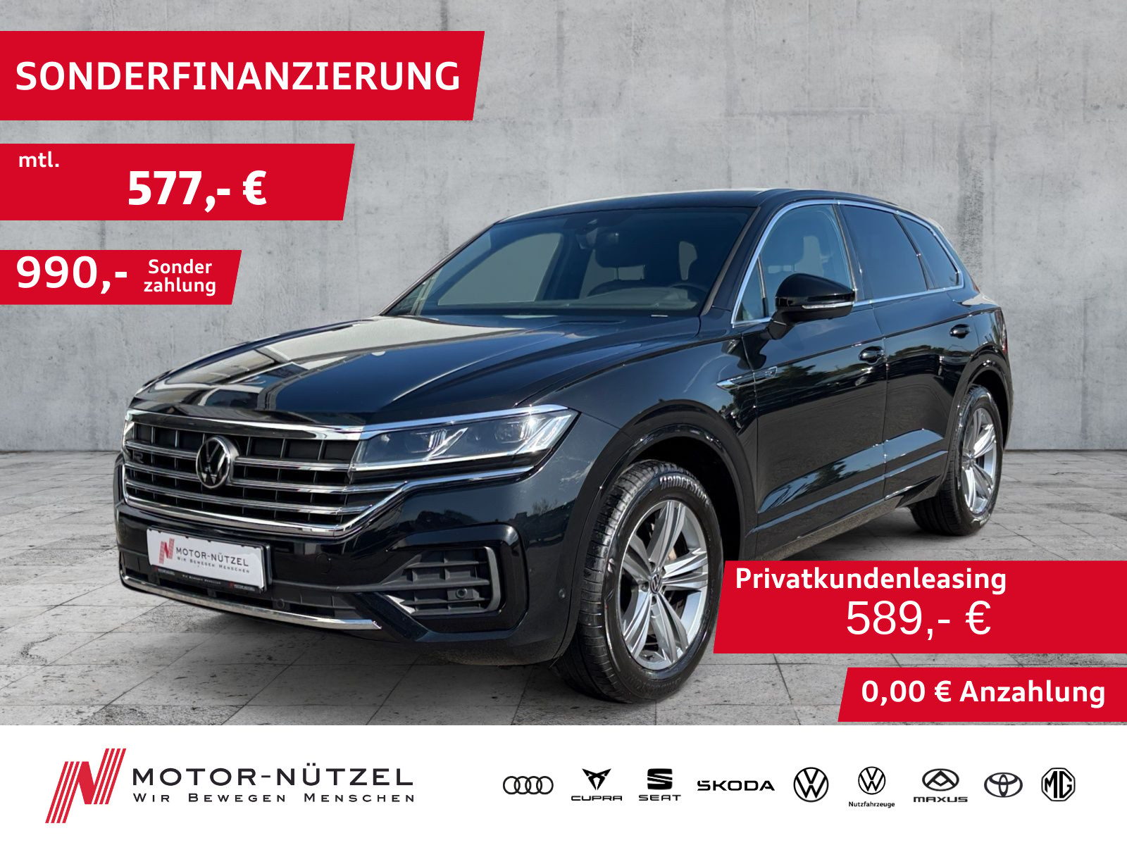 VW Touareg 3.0 TDI 4M R-LINE LED+NAV+RFK+AHK+STDHZG