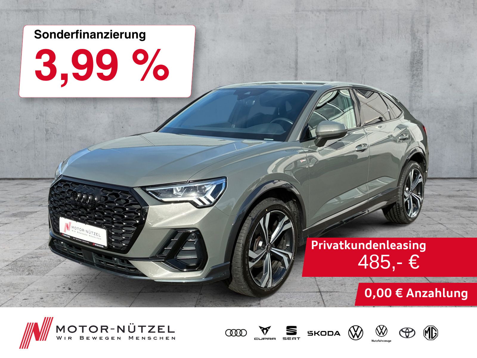 AUDI Q3 Sportback 35 TDI S-LINE LED+NAVI+RFK+20"LM