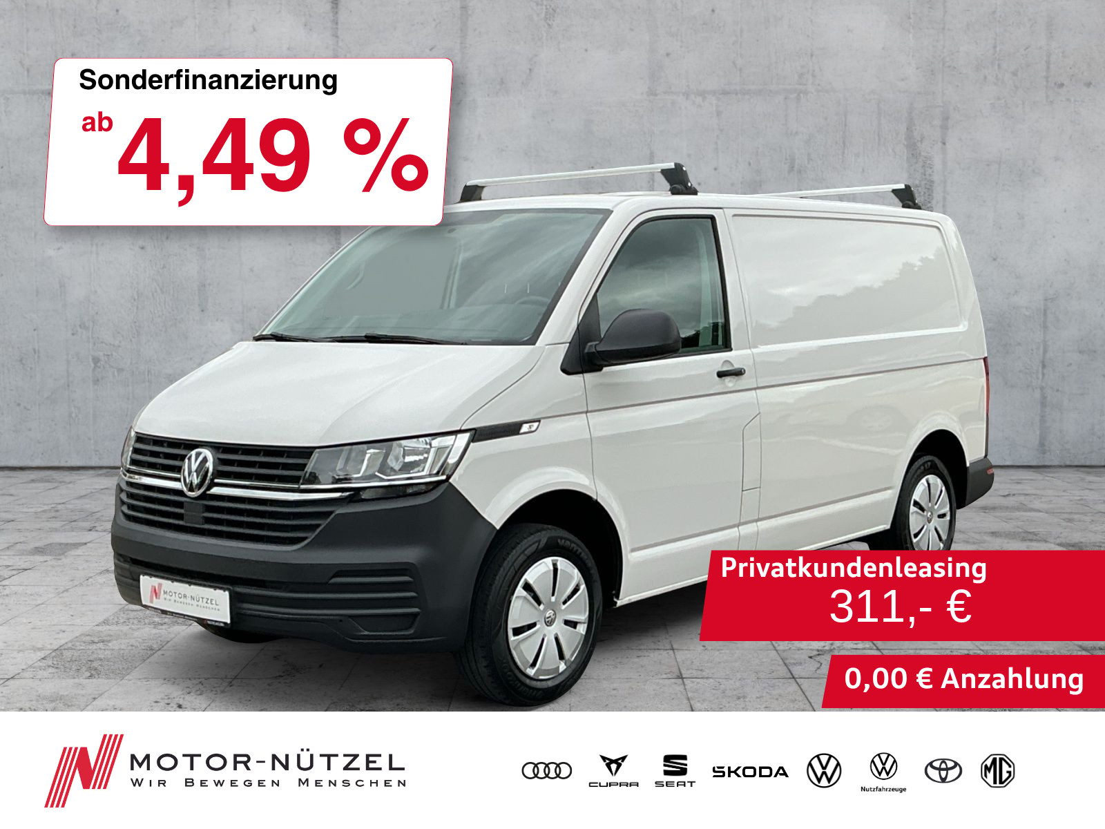 VW T6.1 Kasten 2.0 TDI EcoProfi KLIMA+RADIO+AHK