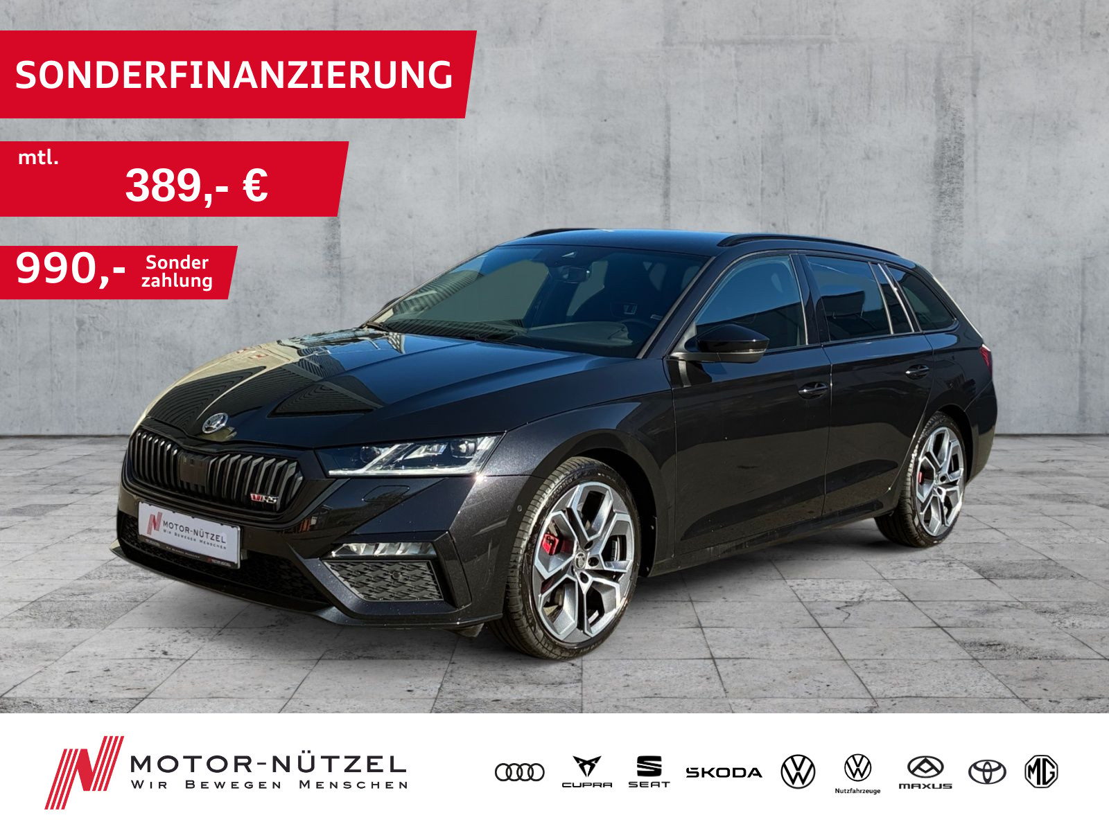 SKODA Octavia Combi RS 2.0 TDI DSG 4x4 LED+NAV+GRA+AHK