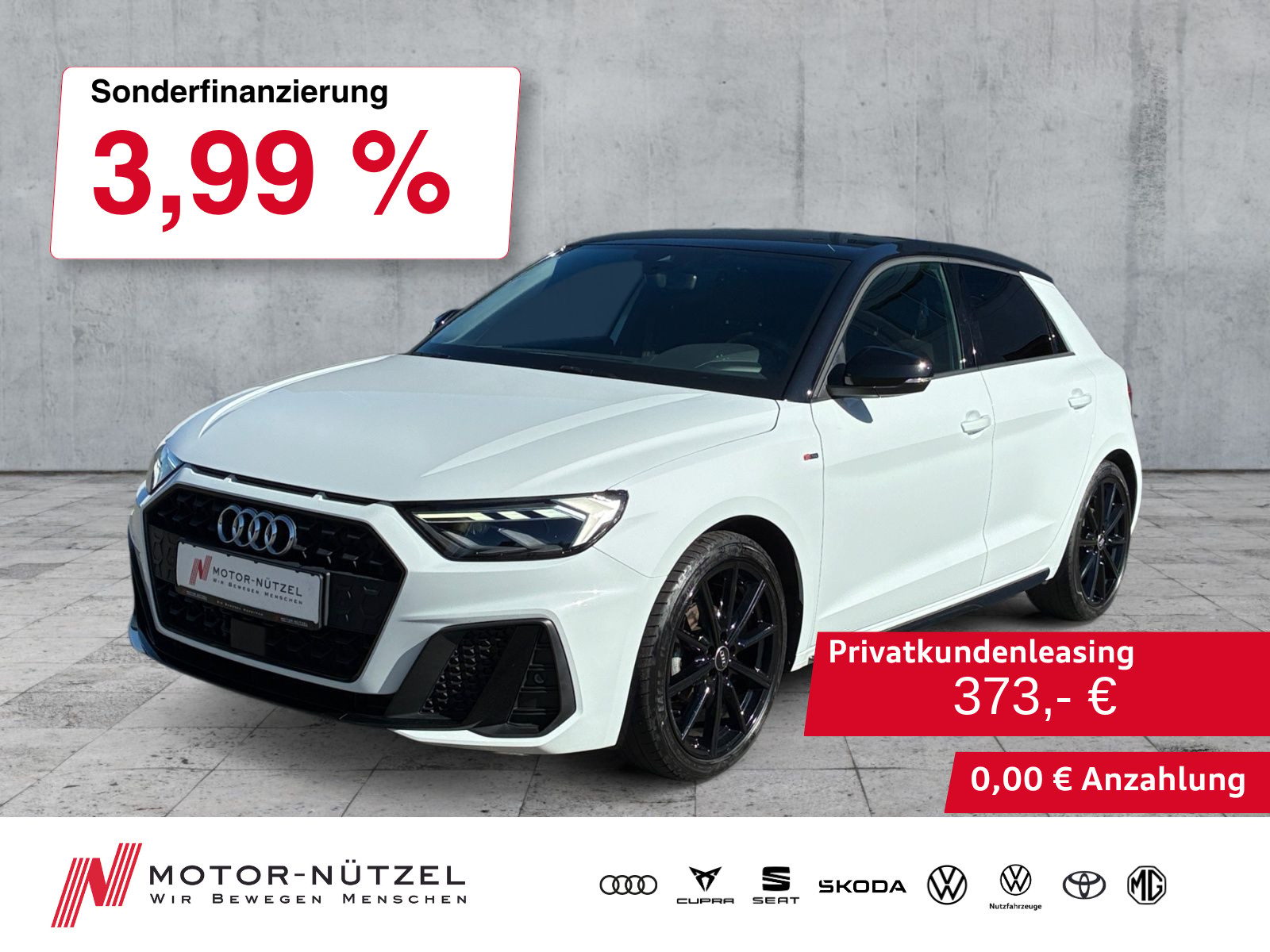 AUDI A1 Sportback 25 TFSI S-TR S-LINE LED+PDC+SHZ+18"