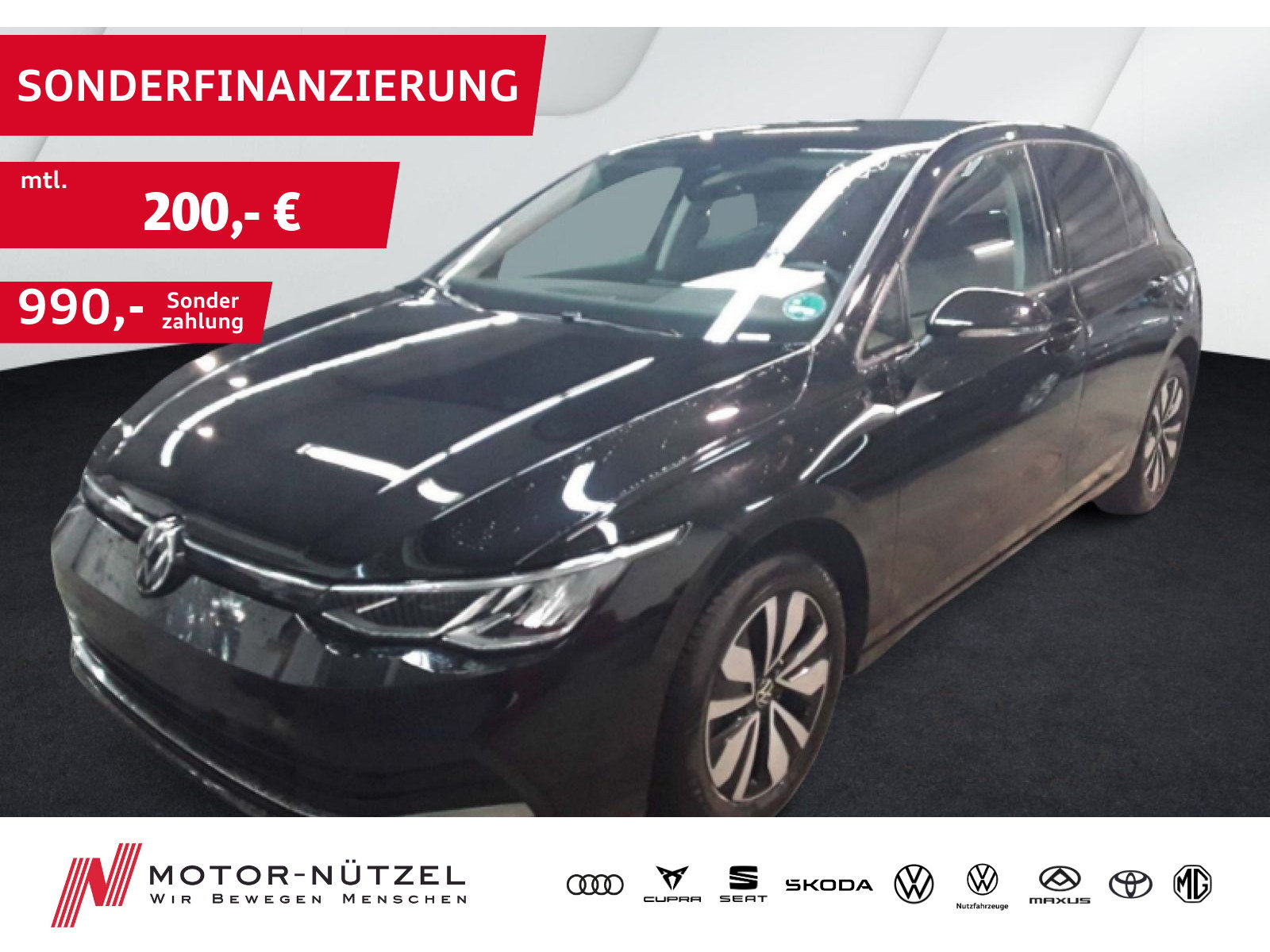 VW Golf VIII 1.5 TSI MOVE LED+NAV+APP+ACC+2xPDC+SHZ