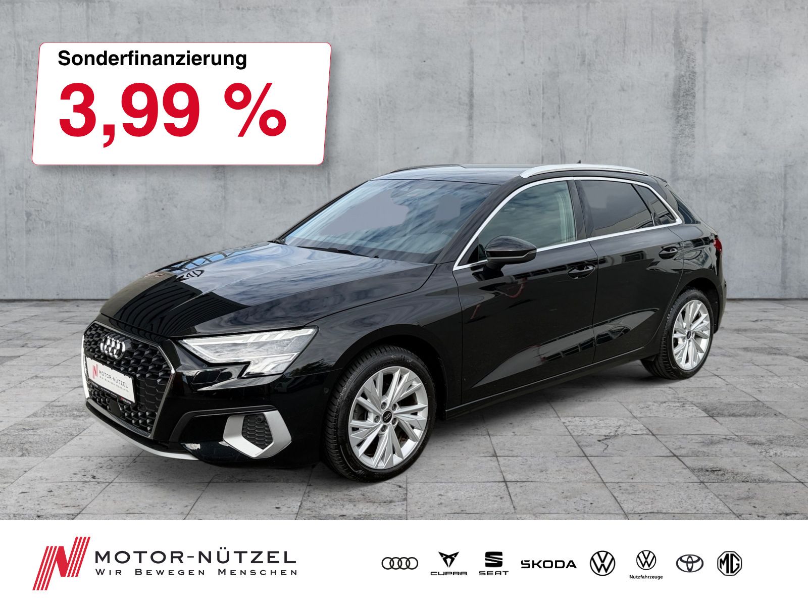 AUDI A3 Sportback 35 TDI S-TR ADVANCED LED+NAV+ACC+17
