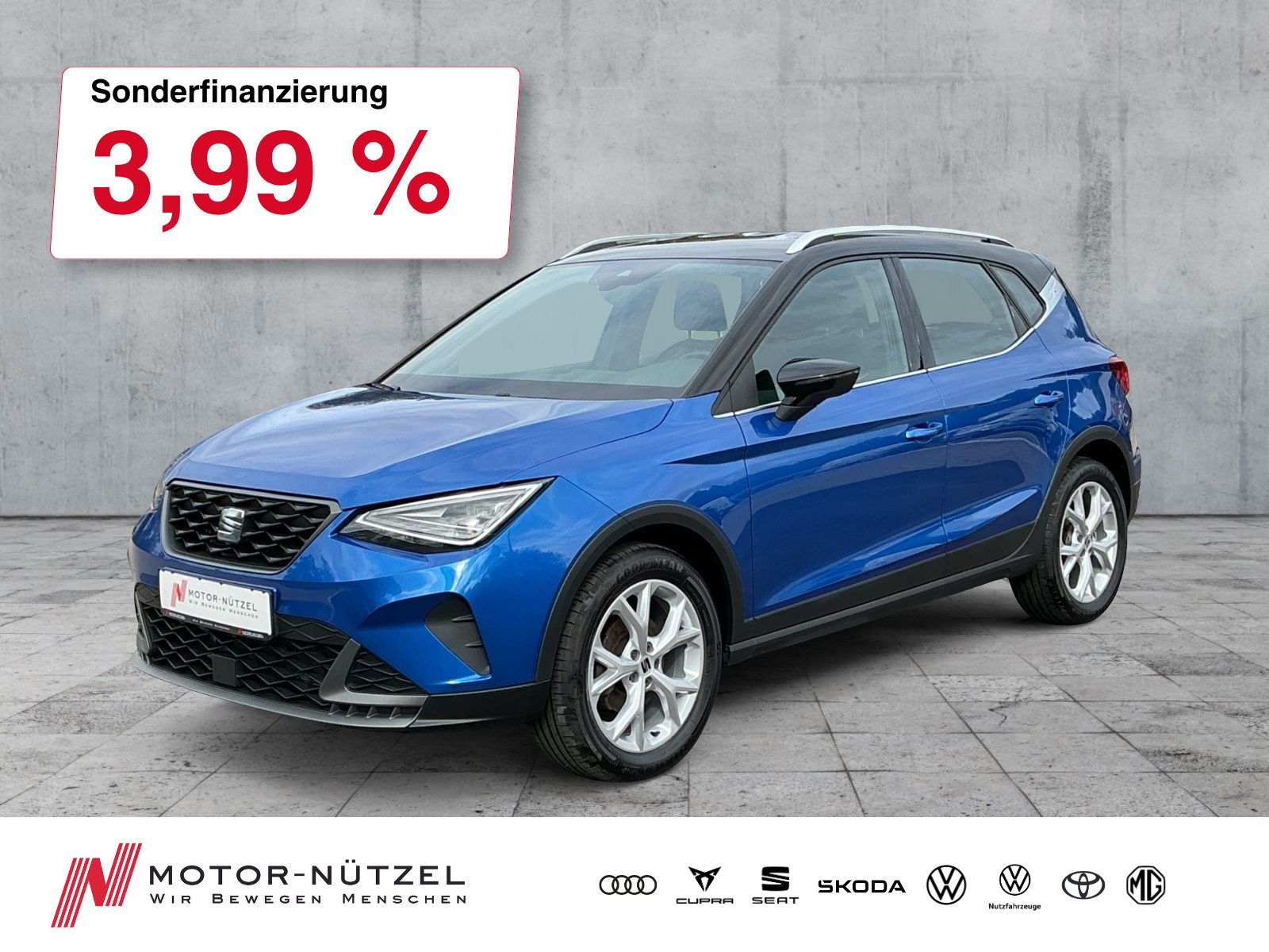 SEAT Arona FR 1.0 TSI LED+PDC+GRA+SHZ+DAB+