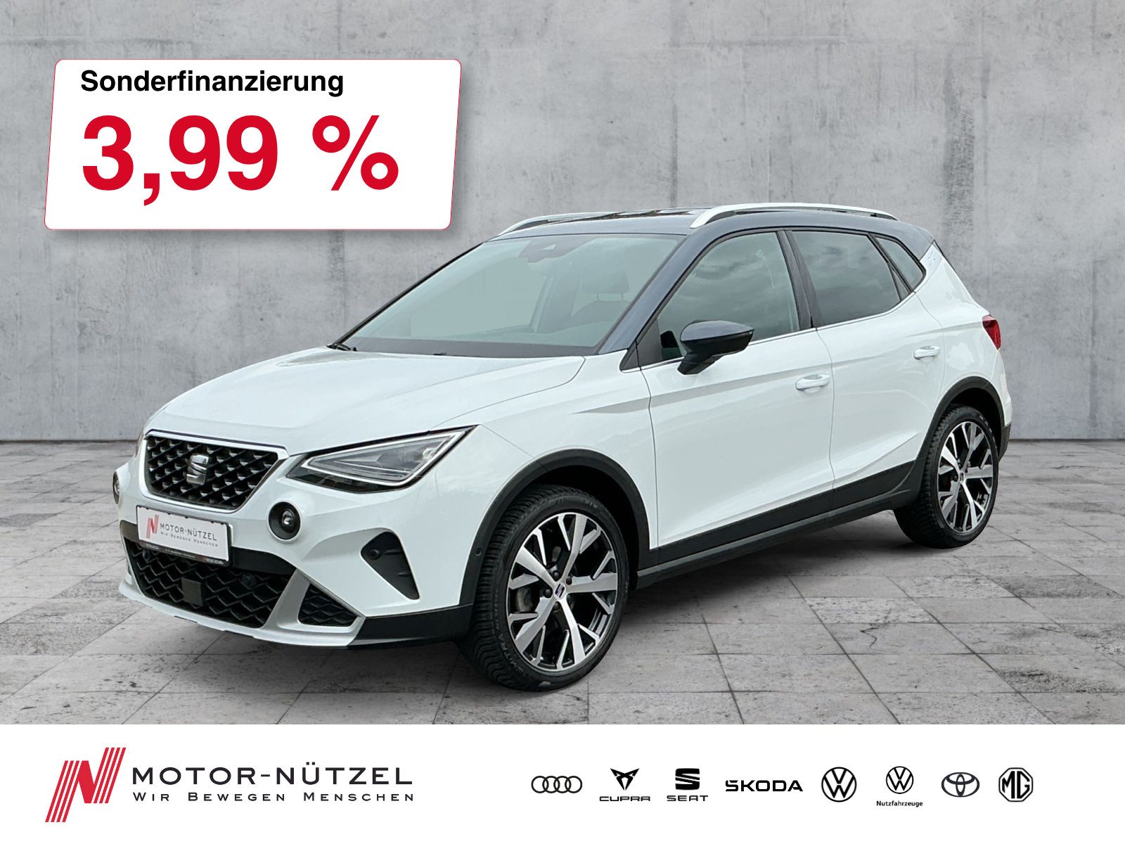 SEAT Arona 1.0 TSI DSG Xperience LED+NAVI+RFK+ACC+18"