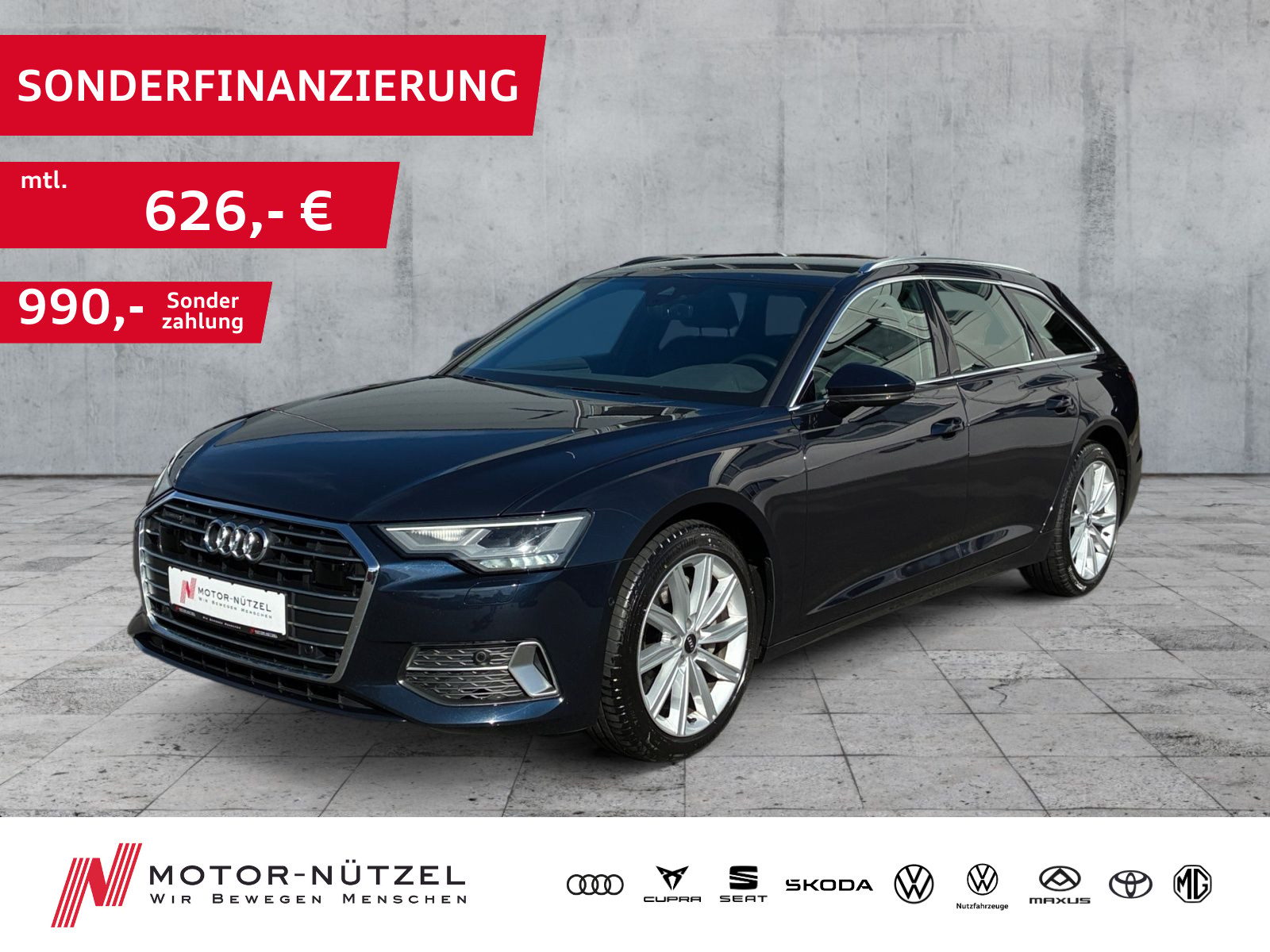 AUDI A6 Avant 50 TDI QU SPORT LED+NAV+APP+RFK+SHZ+DAB