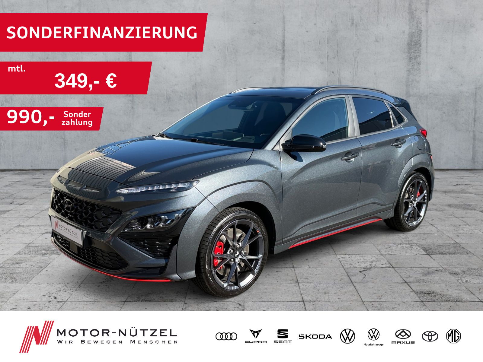 HYUNDAI KONA 2.0 TGDI PERFORMANCE Voll-LED+NAV+RFK+SHZ