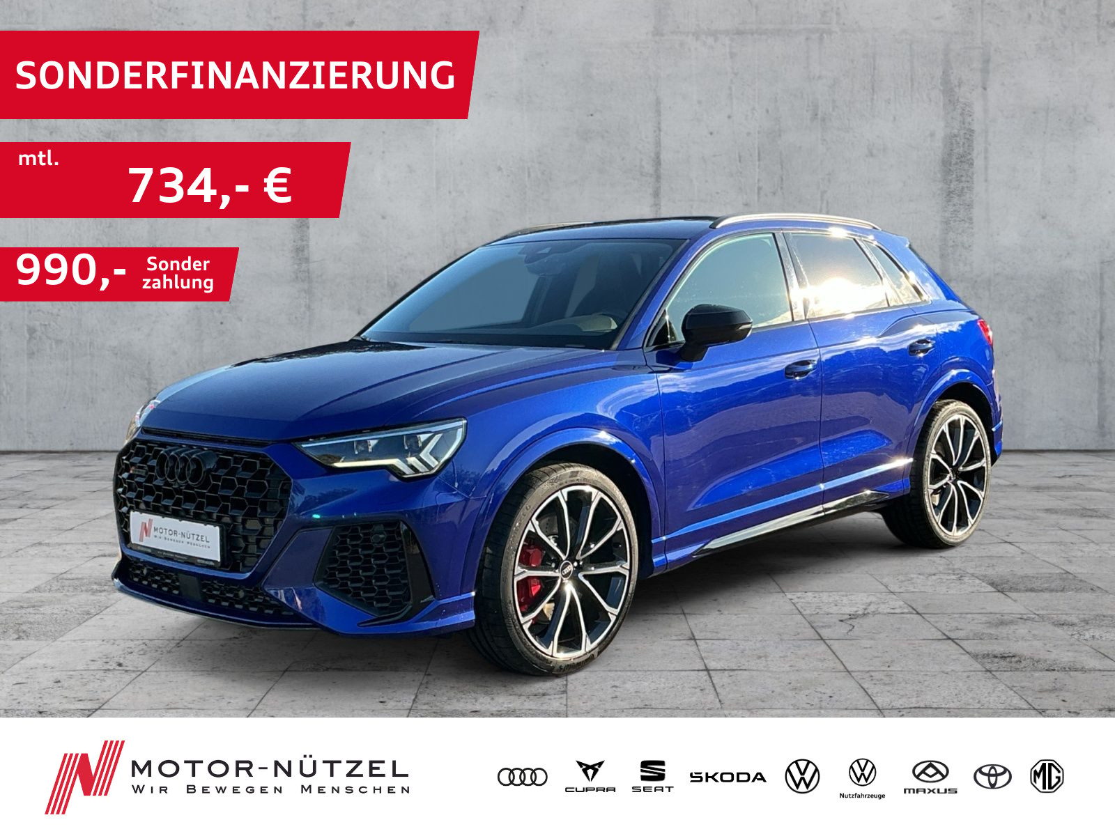 AUDI RSQ3 RS Q3 2.5 TFSI QU MATRIX+NAV+ACC+RFK+SHZ+LM 21"