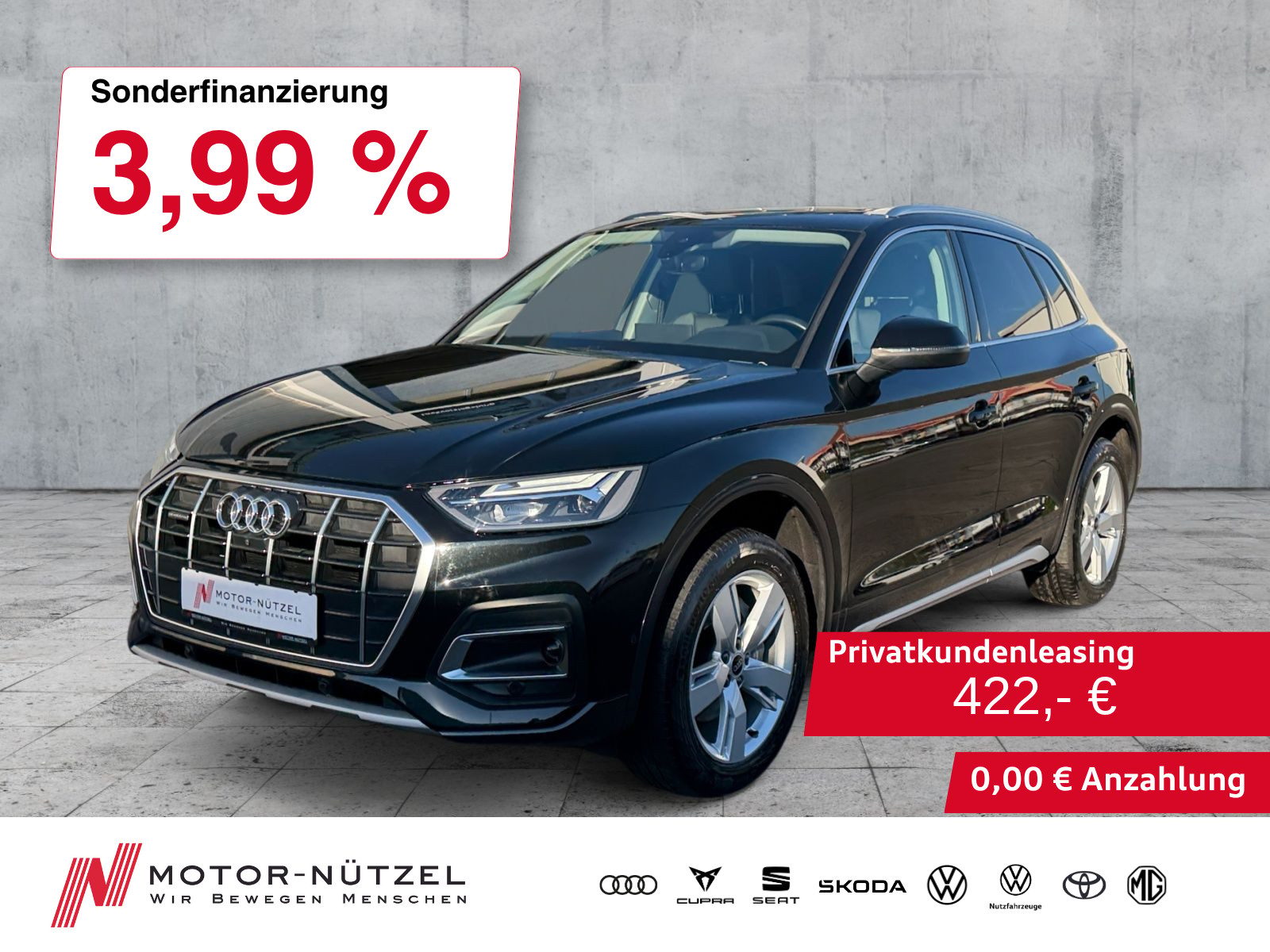 AUDI Q5 40 TDI QU S-TR ADVANCED LED+NAVI+RFK+AHK+PANO