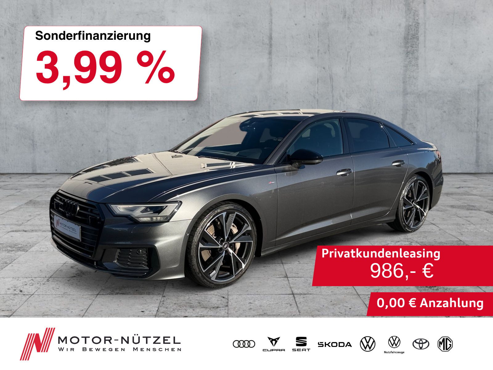 AUDI A6 Limousine 55 TFSI QU S-LINE LED+NAVI+HuD+AHK