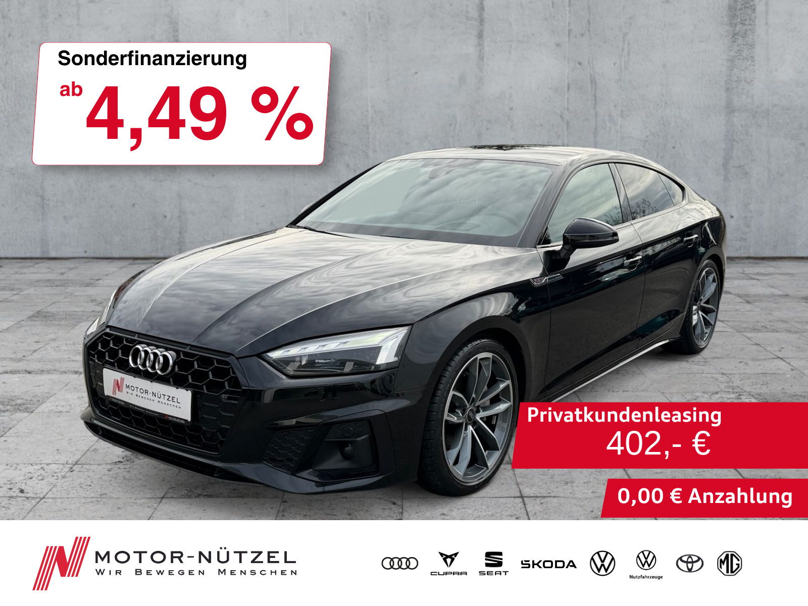 AUDI A5 Sportback 40 TDI S-TR S-LINE MATRIX+NAVI+HuD