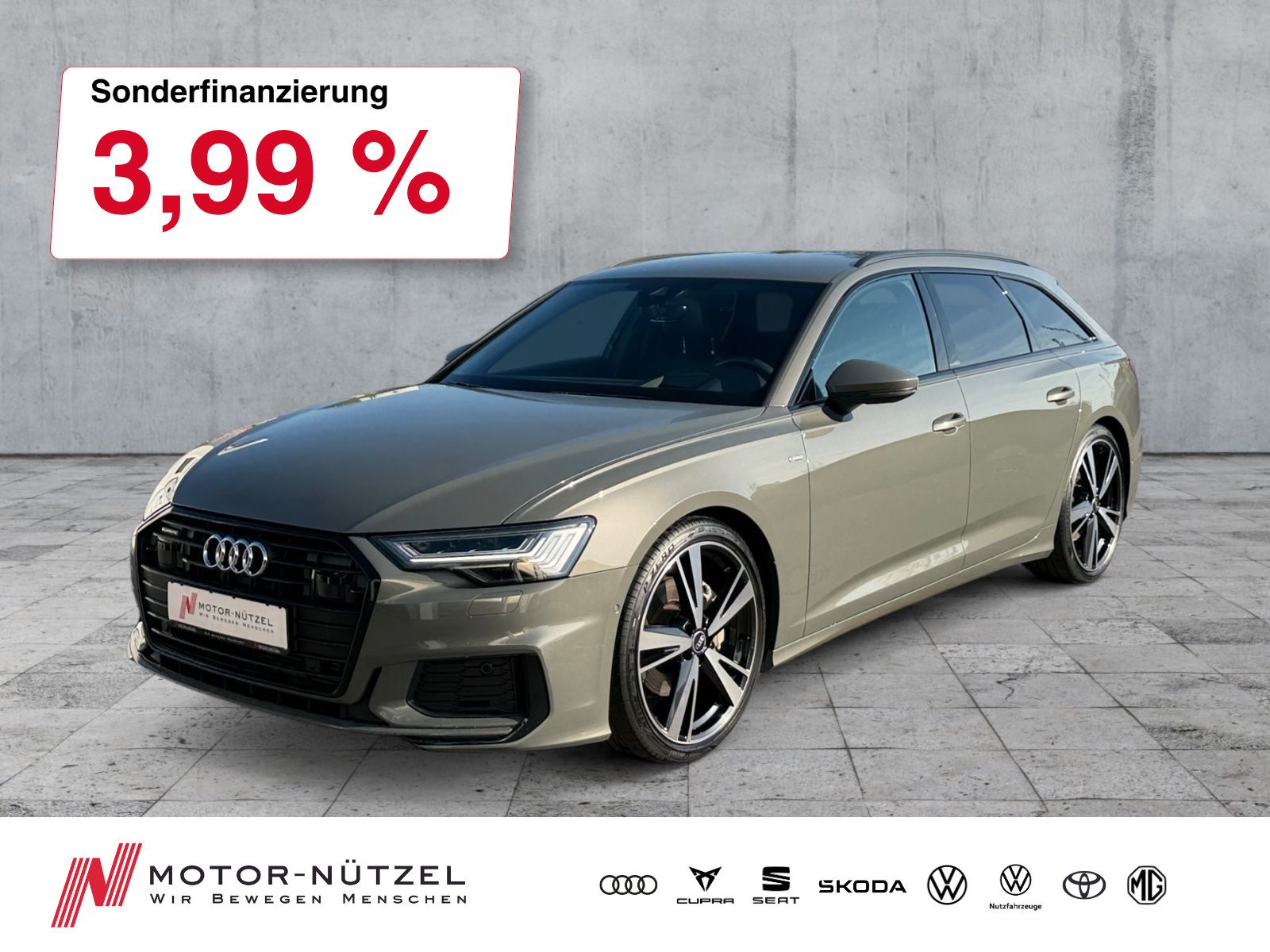 AUDI A6 Avant 45 TFSI QU 2xS-LINE MATRIX+HuD+RFK+AHK