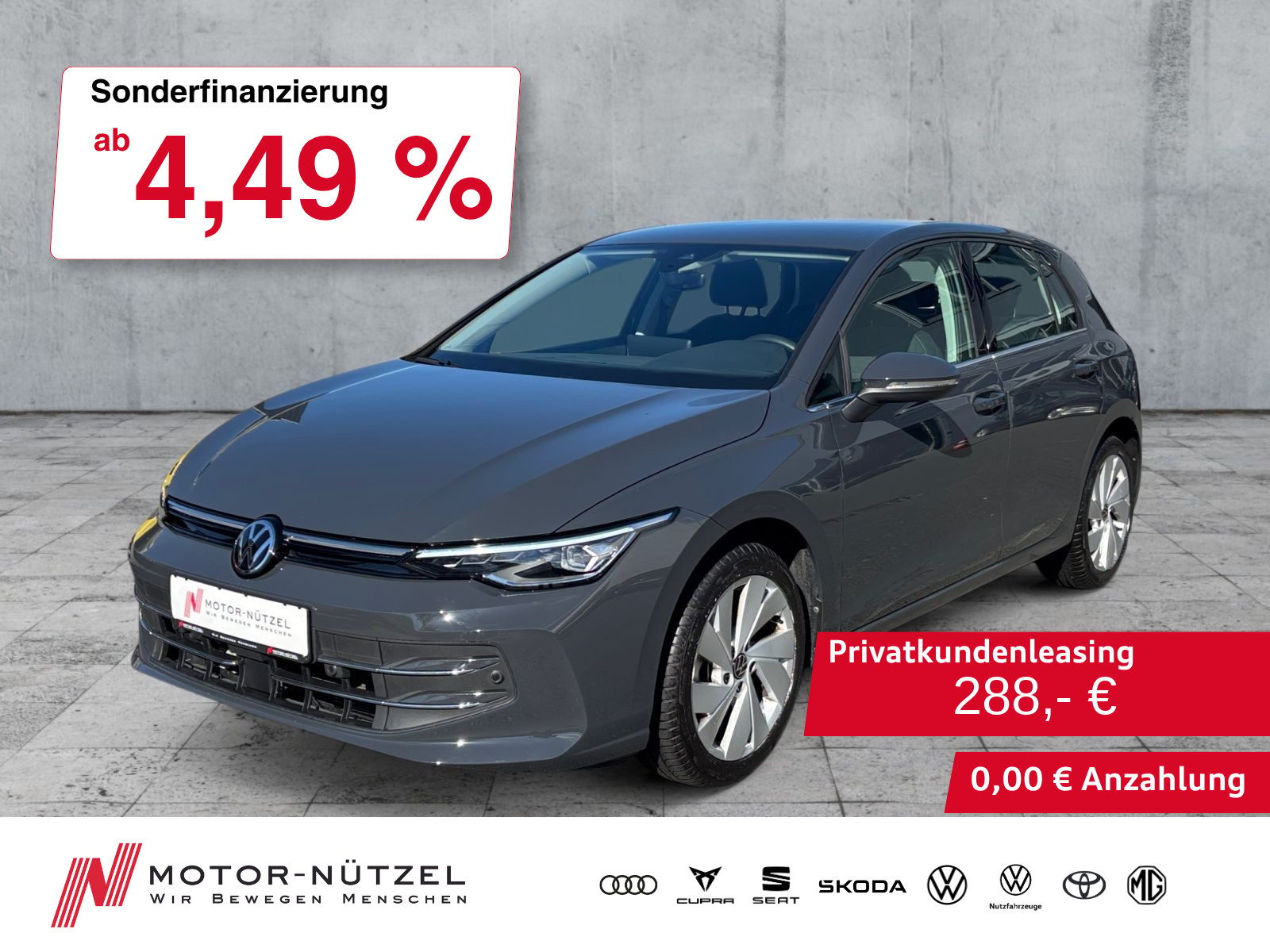 VW Golf 1.5 TSI STYLE LED+2xPDC+ACC+DC+DAB+