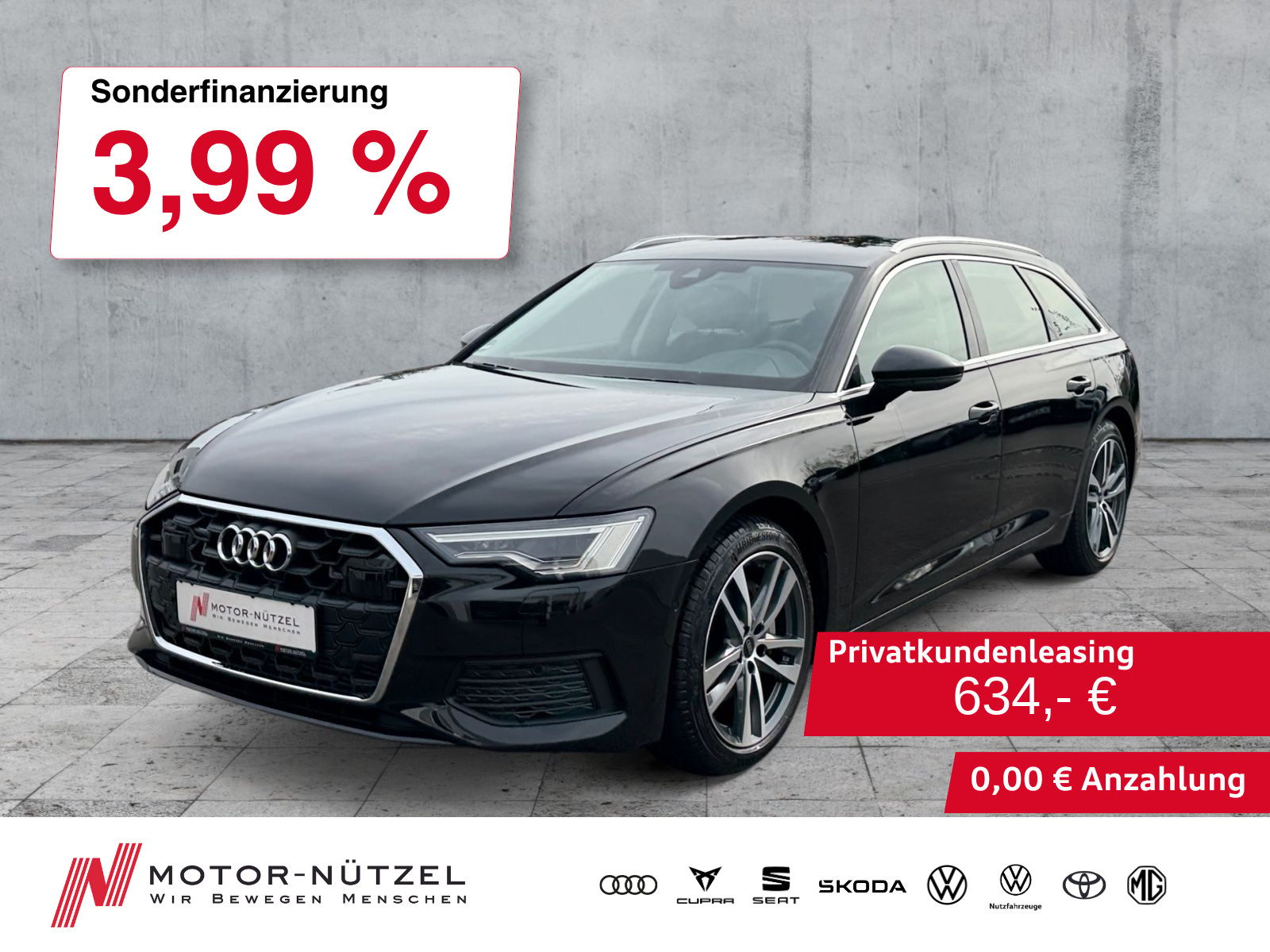 AUDI A6 Avant 45 TFSI QU S-TR MATRIX+NAVI+ACC+AHK+19"