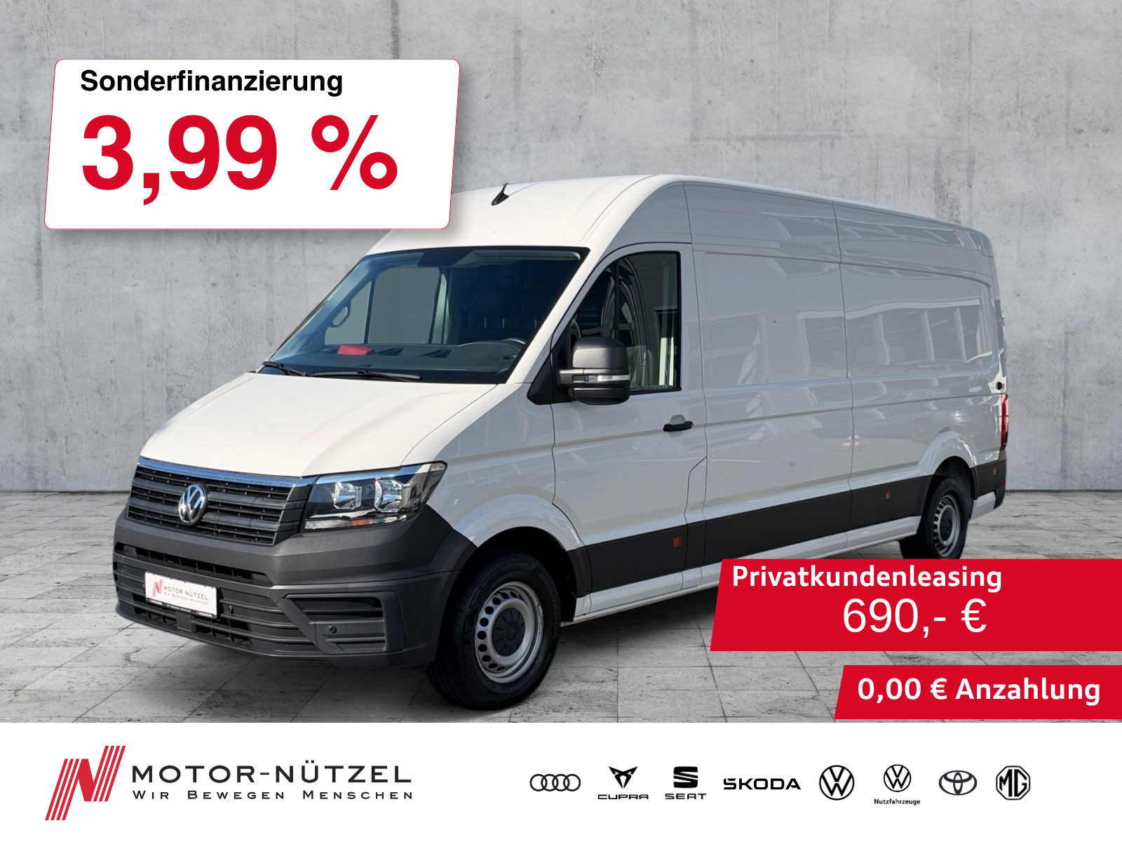 VW Crafter 35 Kasten HD 2.0 TDI RFK+KLIMA+RADIO