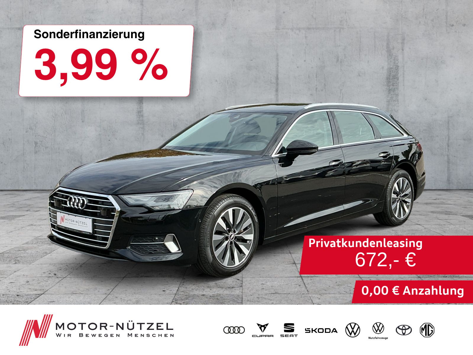 AUDI A6 Avant 35 TDI S-TR SPORT LED+NAVI+RFK+ACC+18"