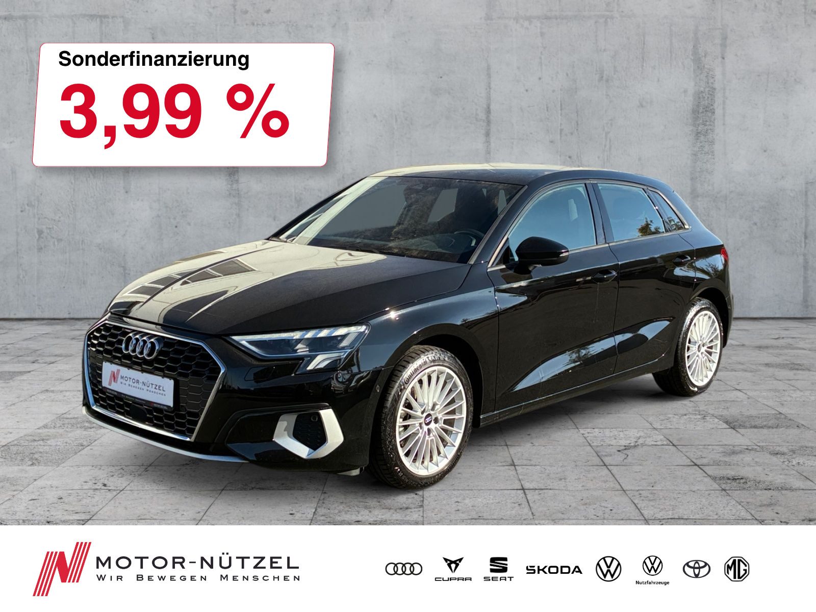 AUDI A3 Sportback 35 TDI ADVANCED LED+NAVI+PDC+GRA