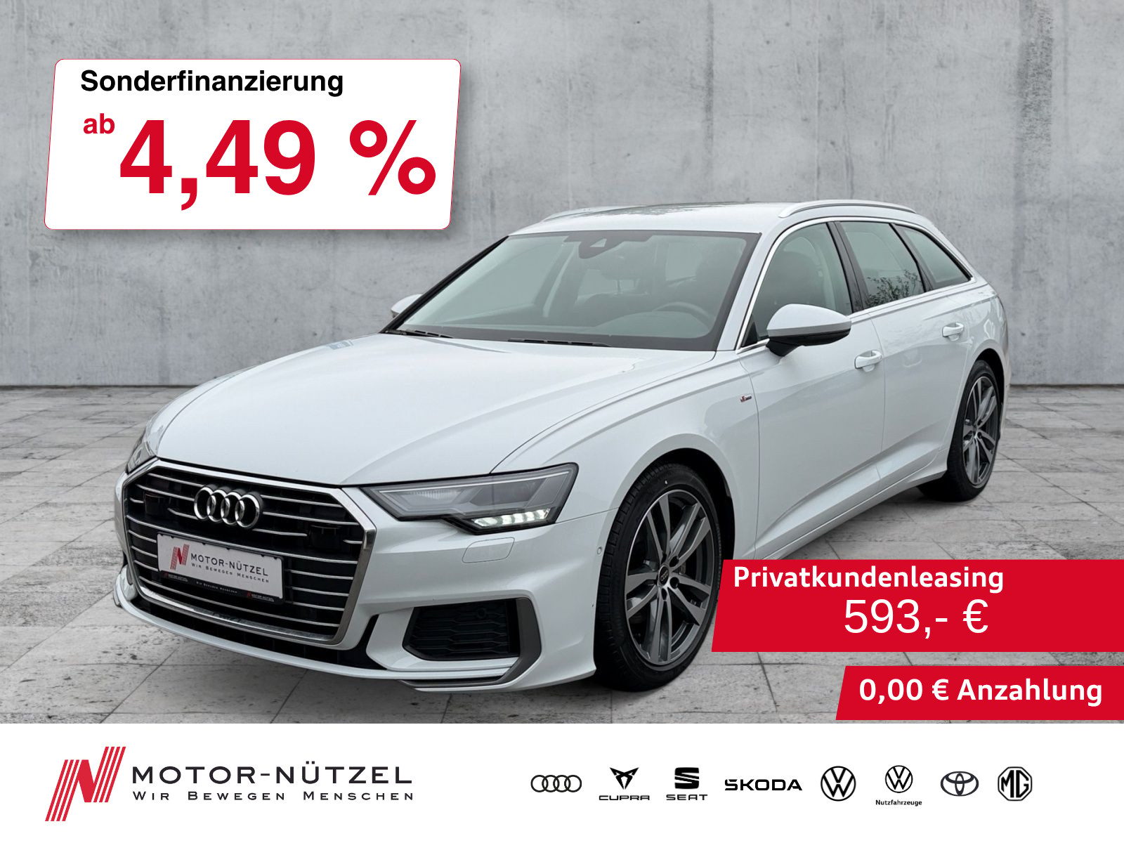 AUDI A6 Avant 40 TDI S-TR SPORT LED+NAVI+B&O+ACC+19"