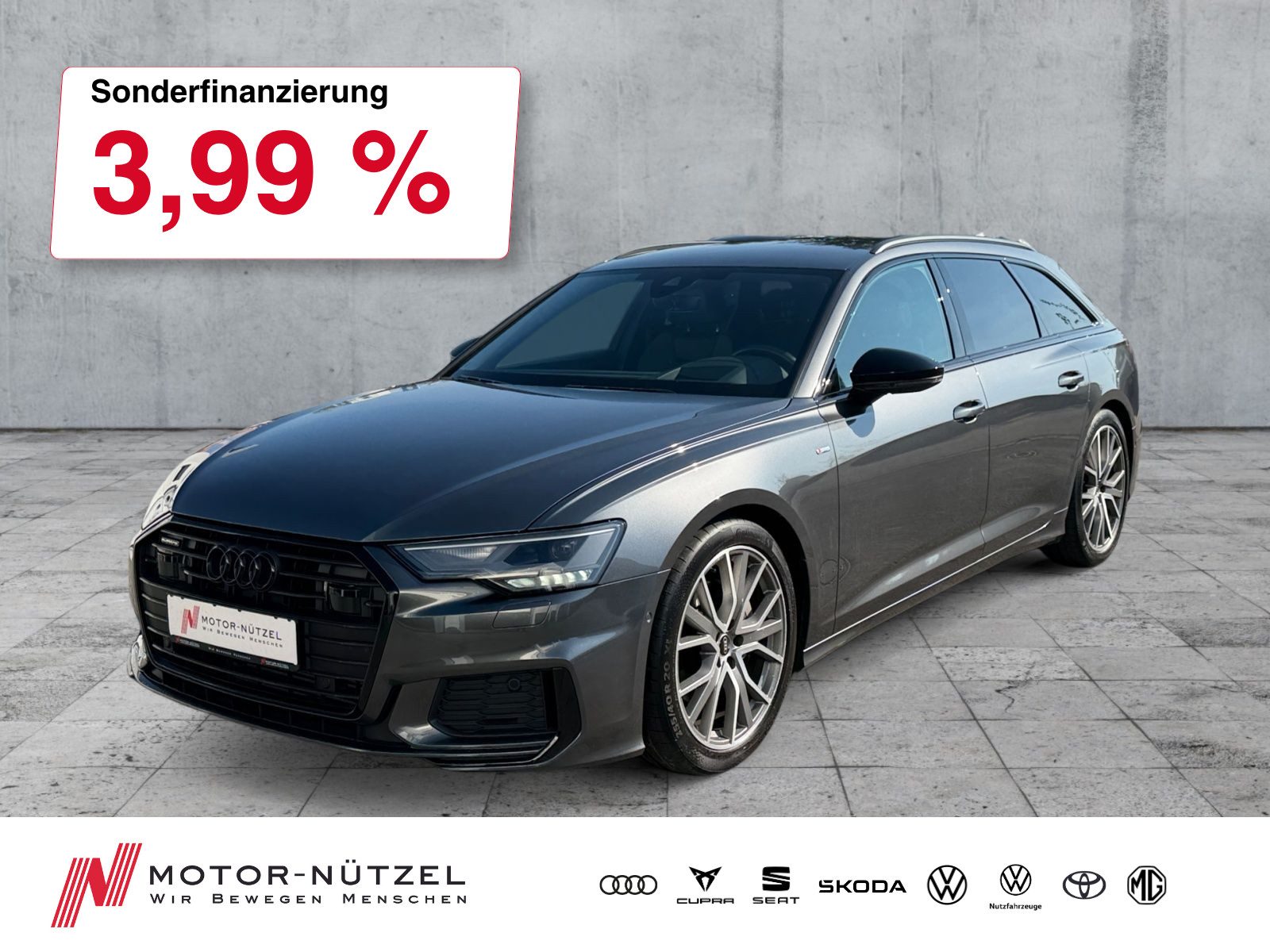 AUDI A6 Avant 45 TFSI QU 2xS-LINE LED+NAV+HuD+ACC+AHK