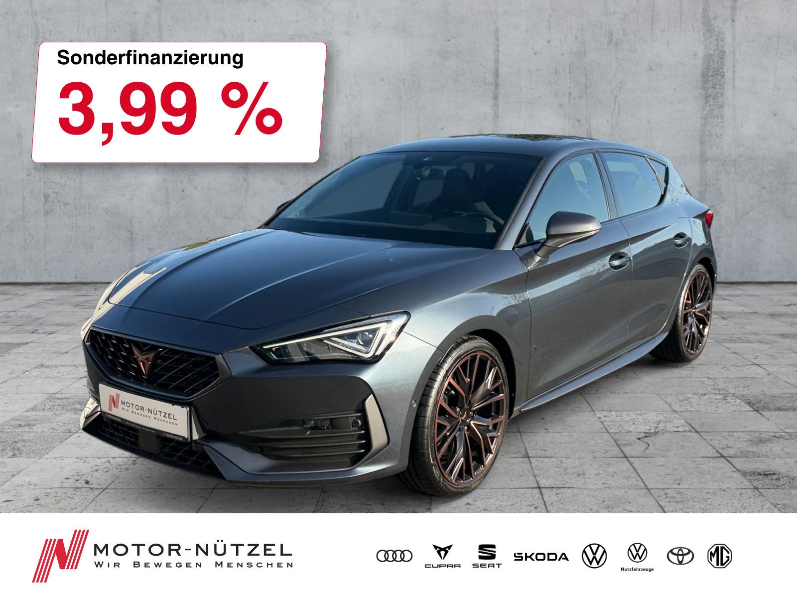 CUPRA Leon VZ 2.0 TSI DSG MATRIX+NAV+BEATS+RFK+ACC+19"