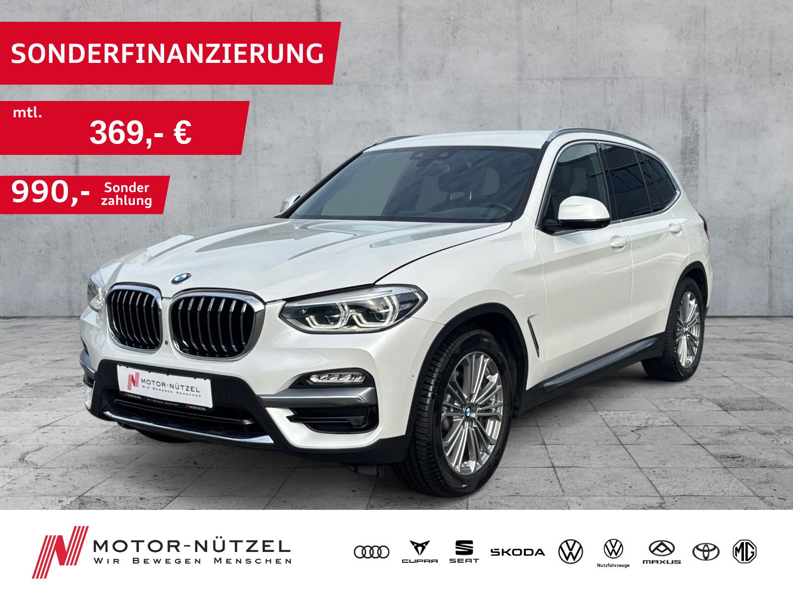 BMW X3 xDrive30d LUXURY LINE LED+RFK+SHZ+NSW+360°