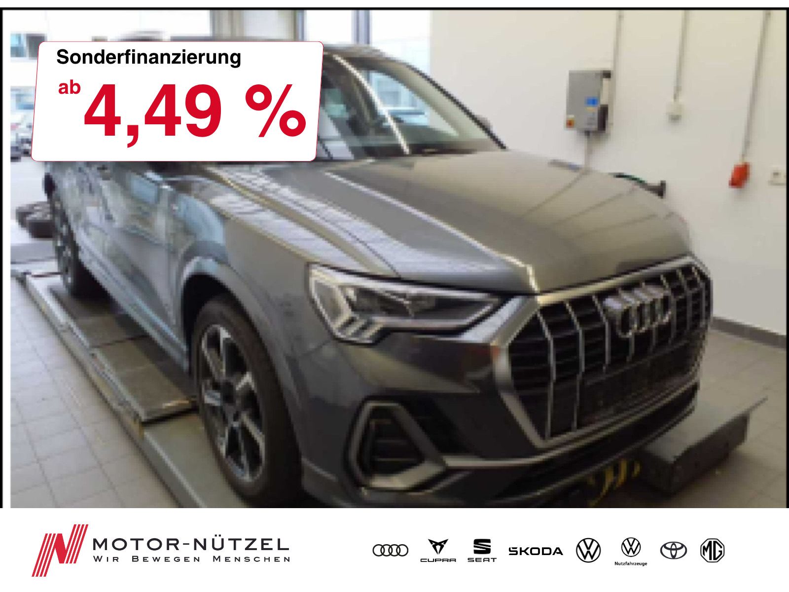 AUDI Q3 35 TFSI S-TR S-LINE LED+NAVI+PDC+GRA+AHK+19"